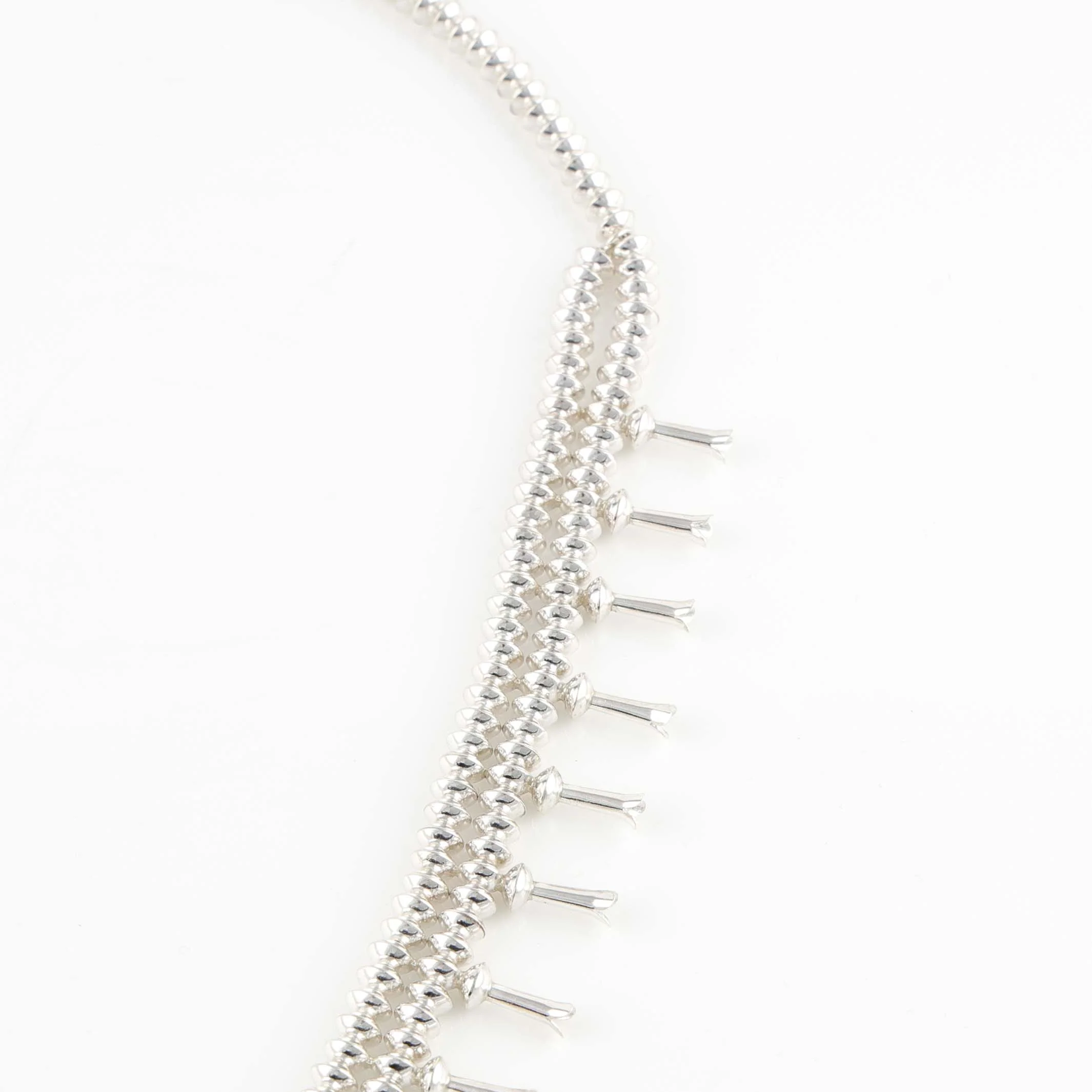 Silver Squash Blossom Necklace - Image 4