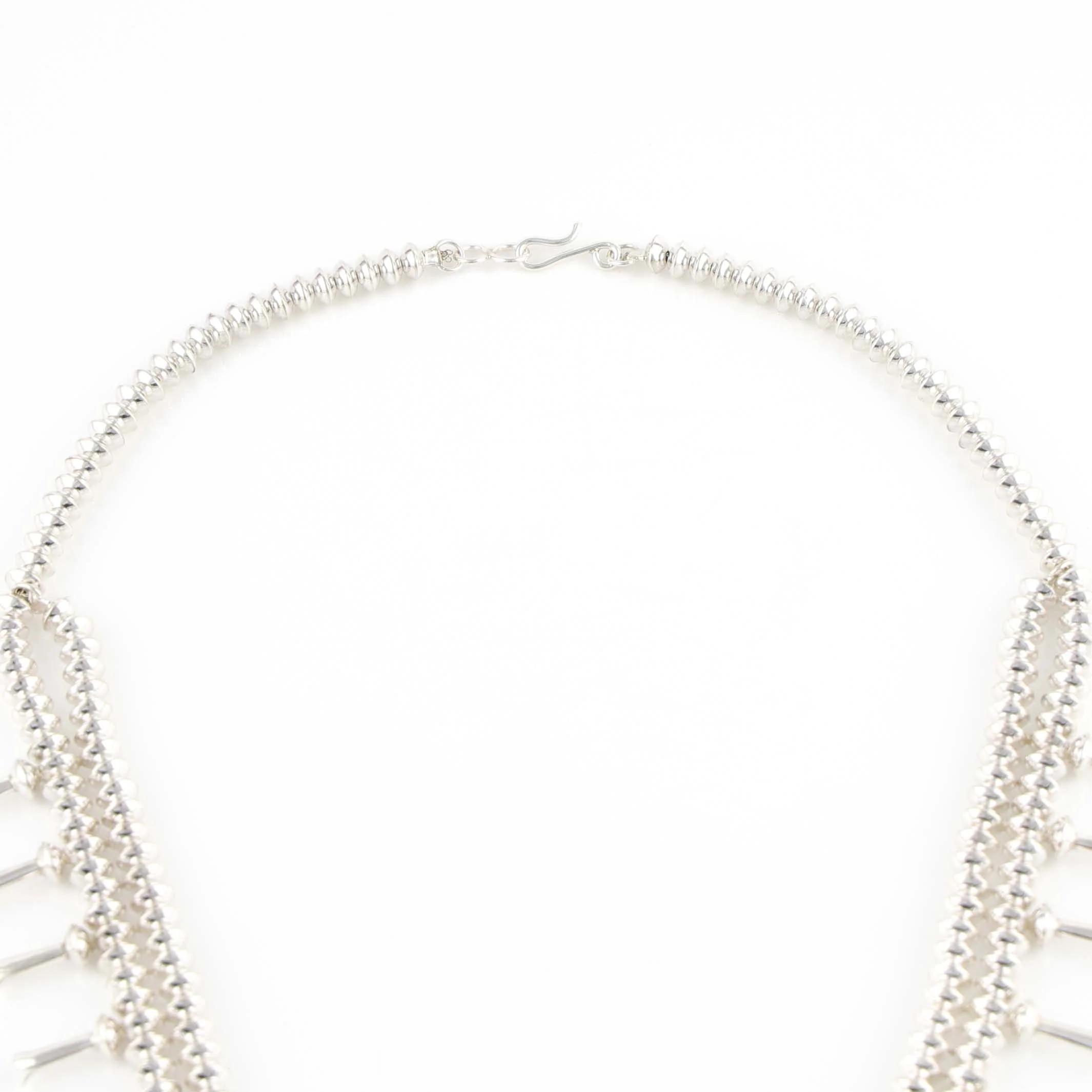Silver Squash Blossom Necklace - Image 5