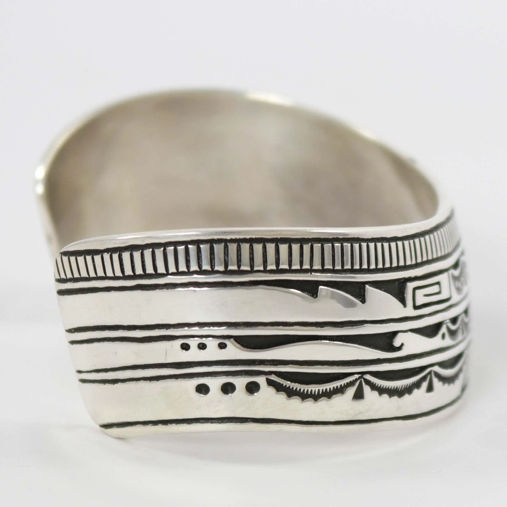 Silver Stamped Cuff - Image 3