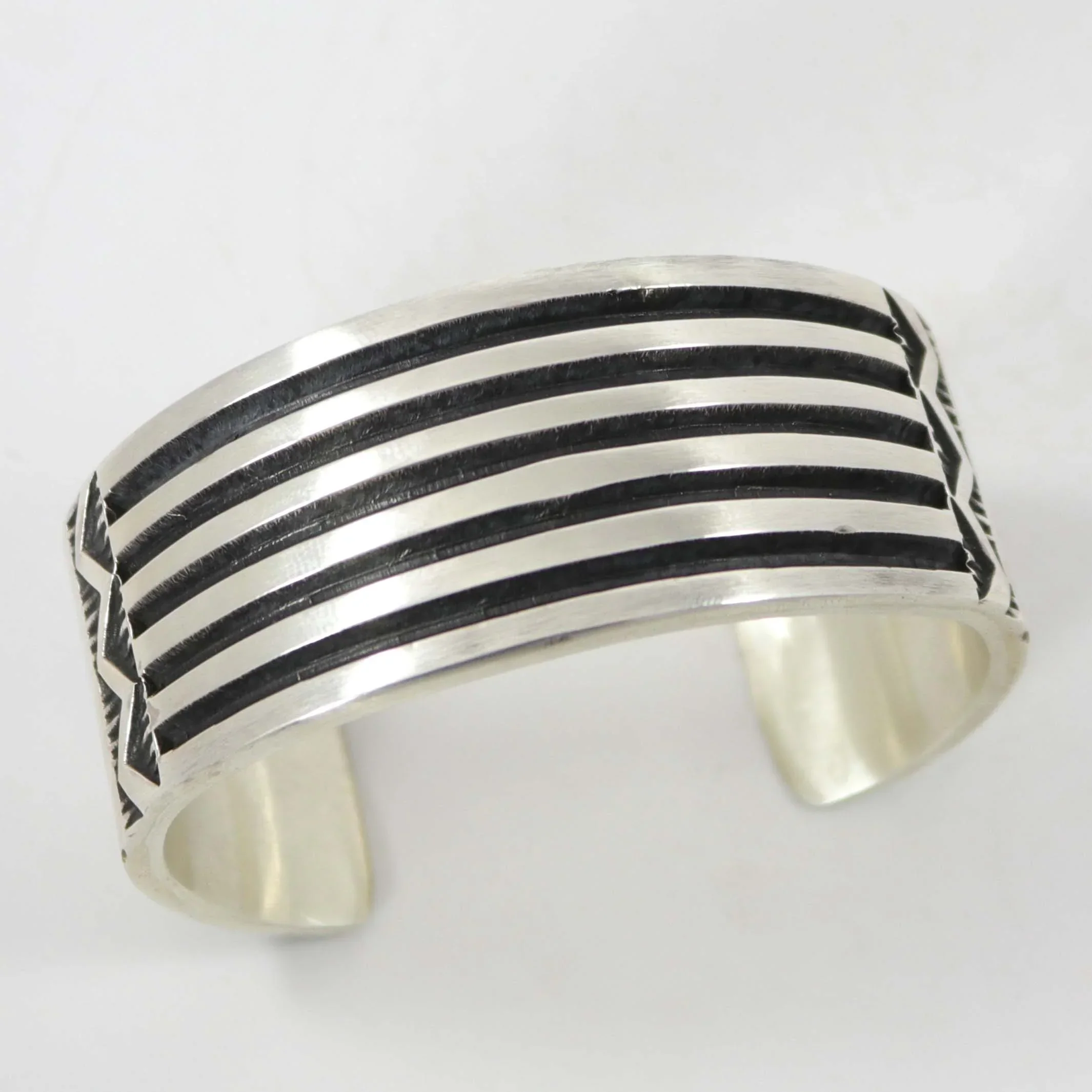 Silver Tracks Cuff