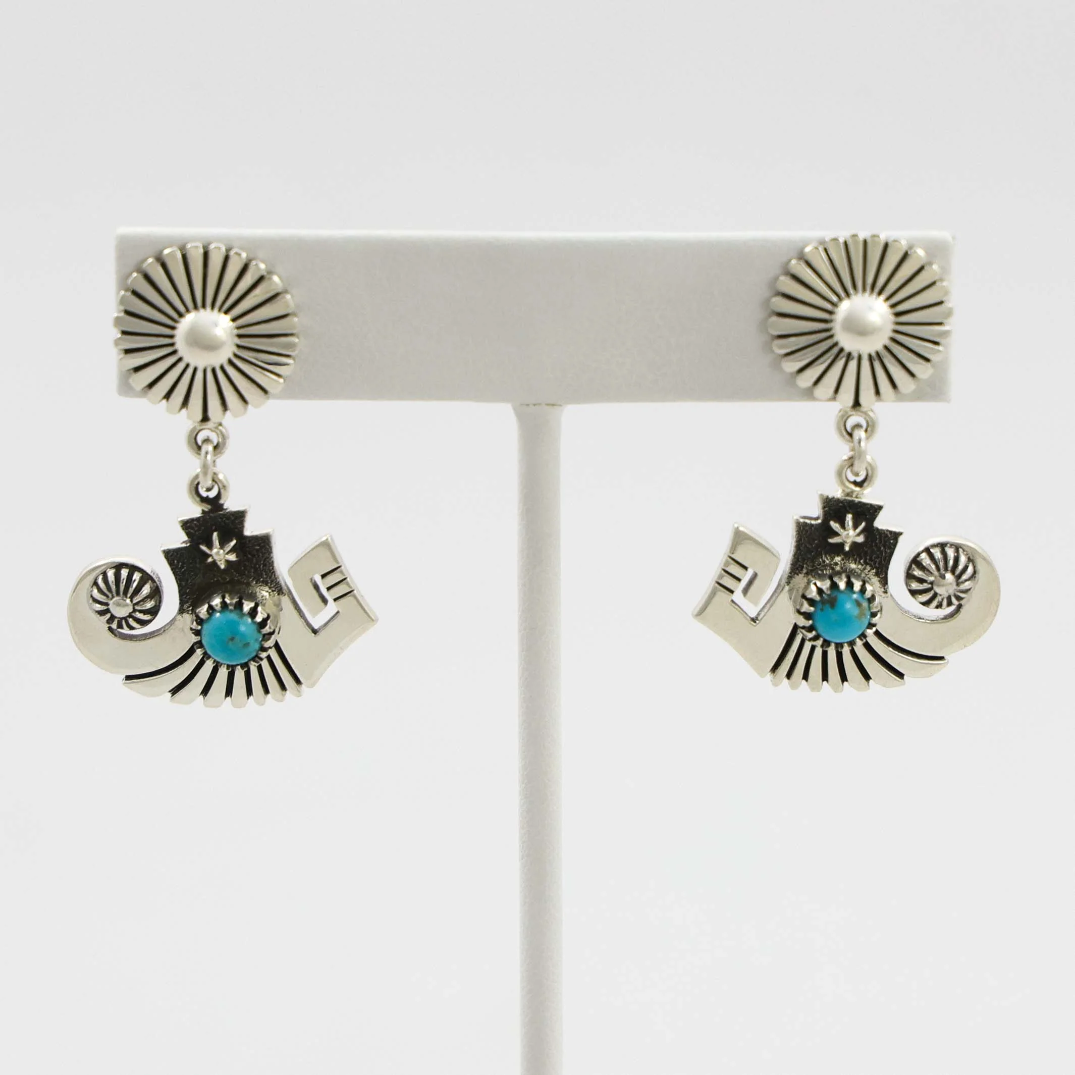Sleeping Beauty Turquoise Earrings