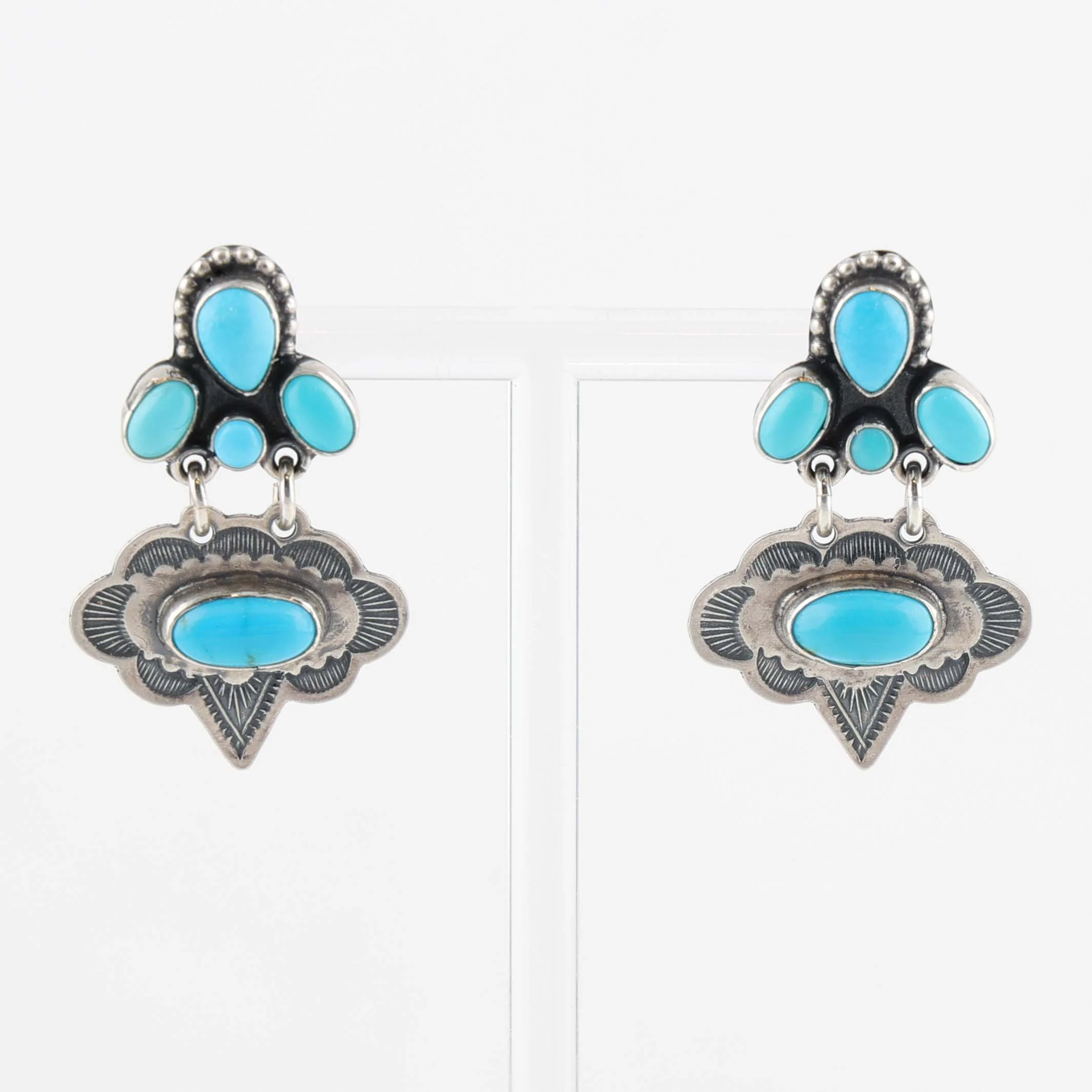 Sleeping Beauty Turquoise Earrings