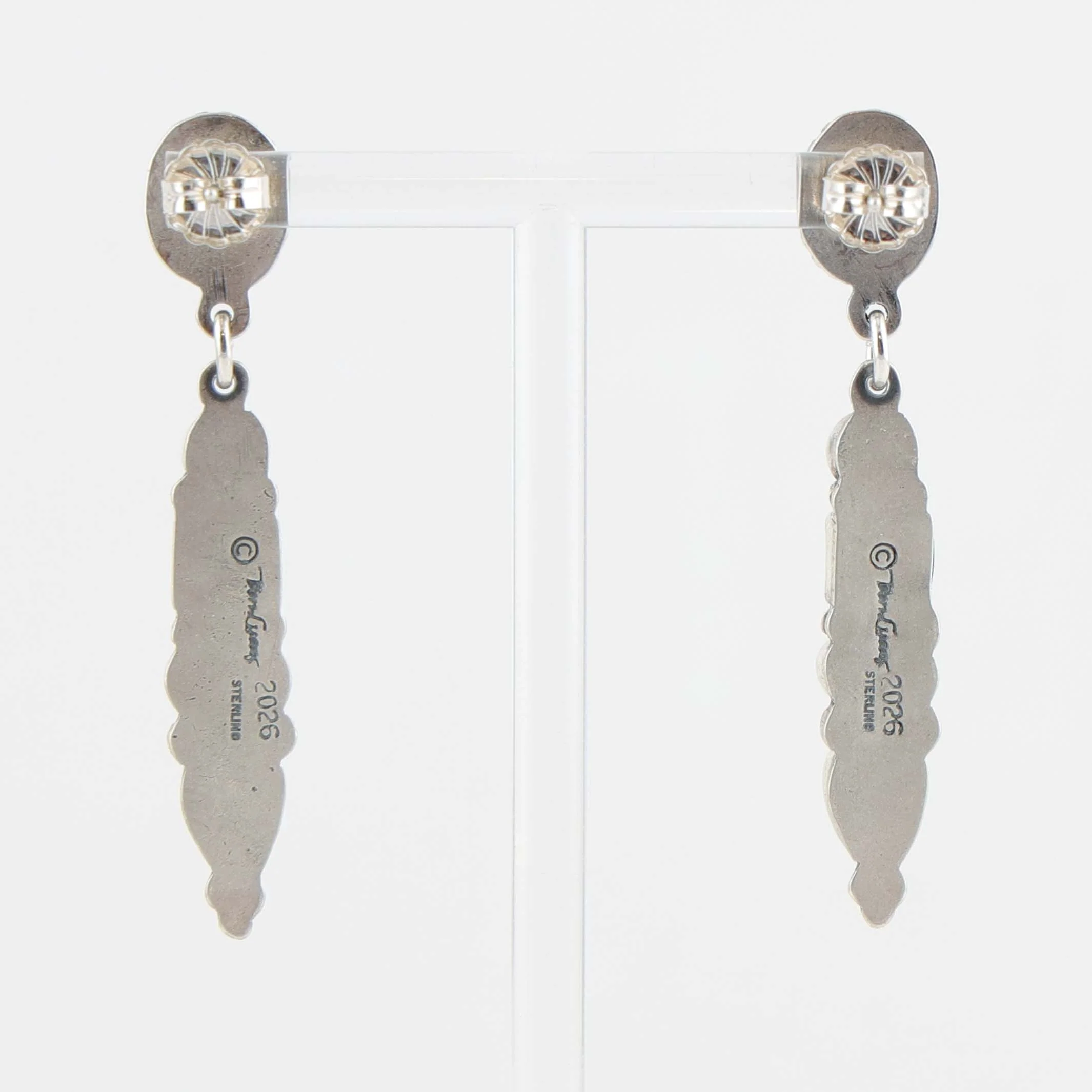 Sleeping Beauty Turquoise Earrings - Image 2