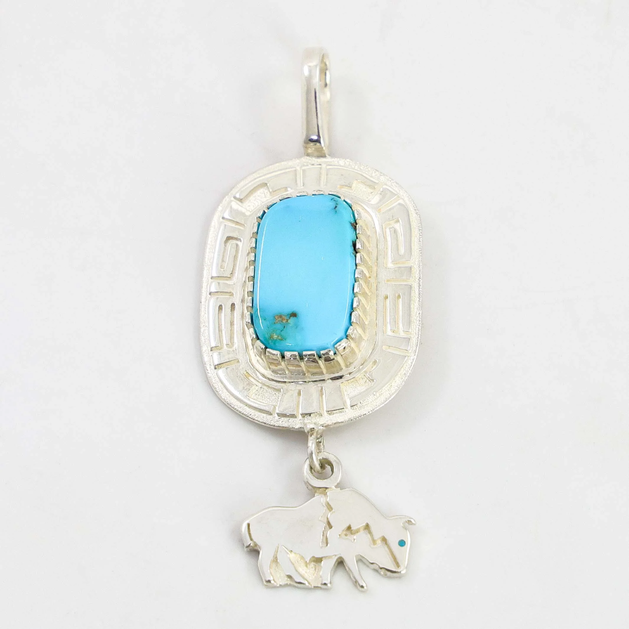 Sleeping Beauty Turquoise Pendant