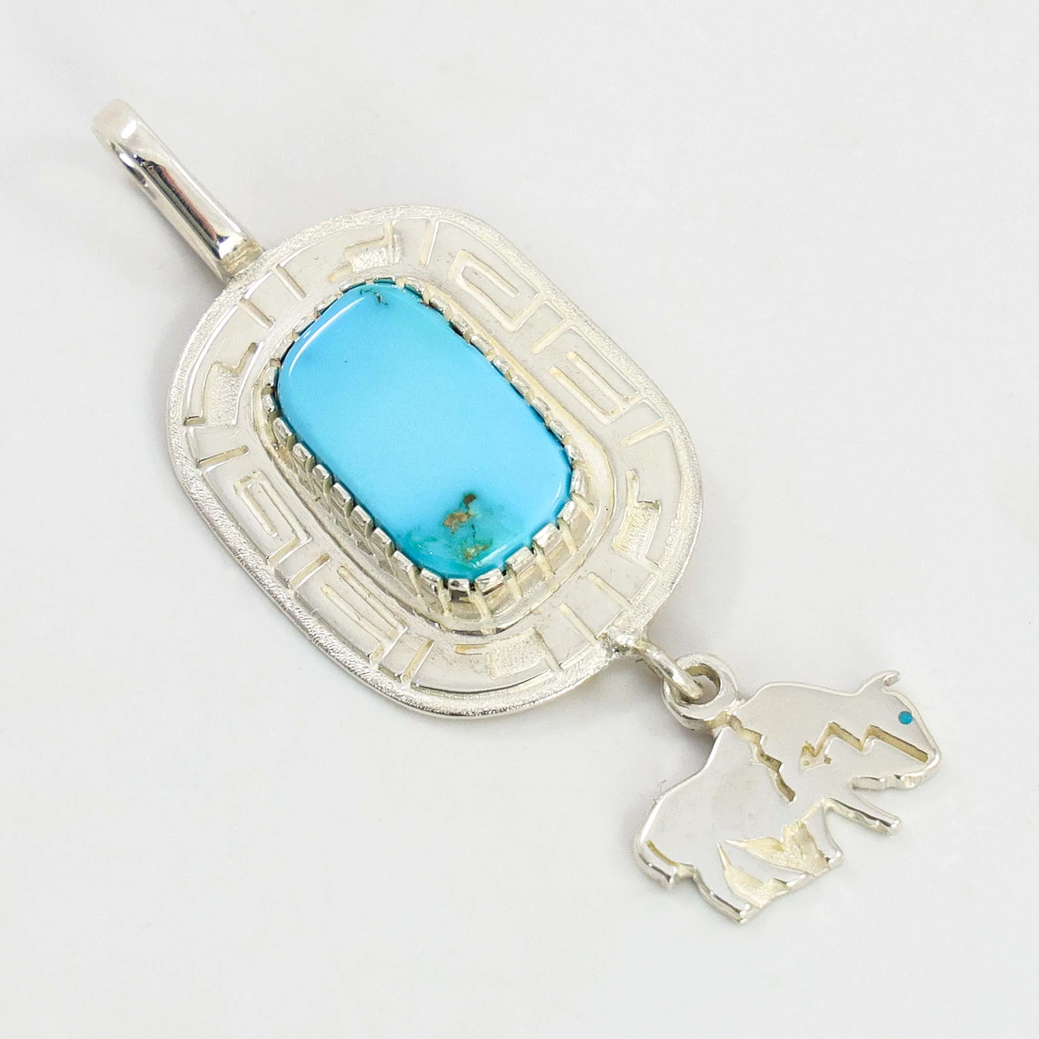 Sleeping Beauty Turquoise Pendant - Image 2