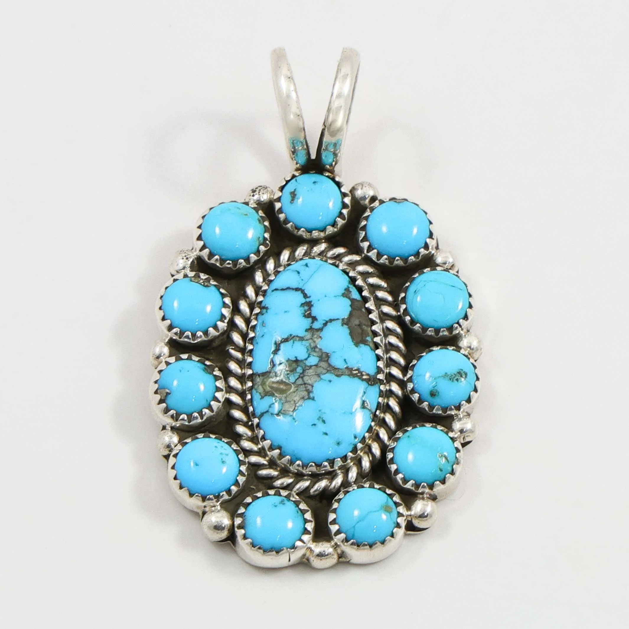 Sleeping Beauty Turquoise Pendant