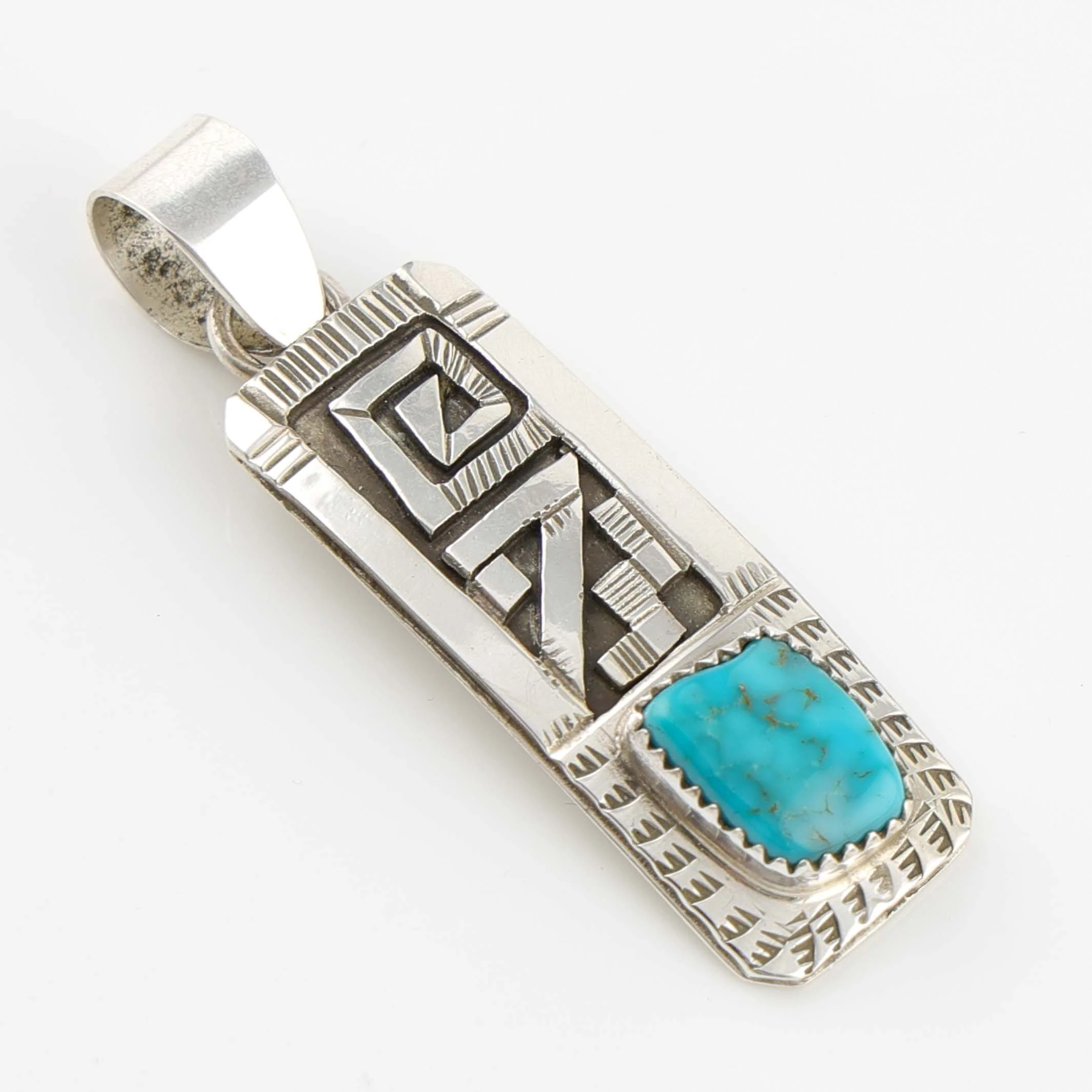 Sonoran Blue Turquoise Pendant - Image 2
