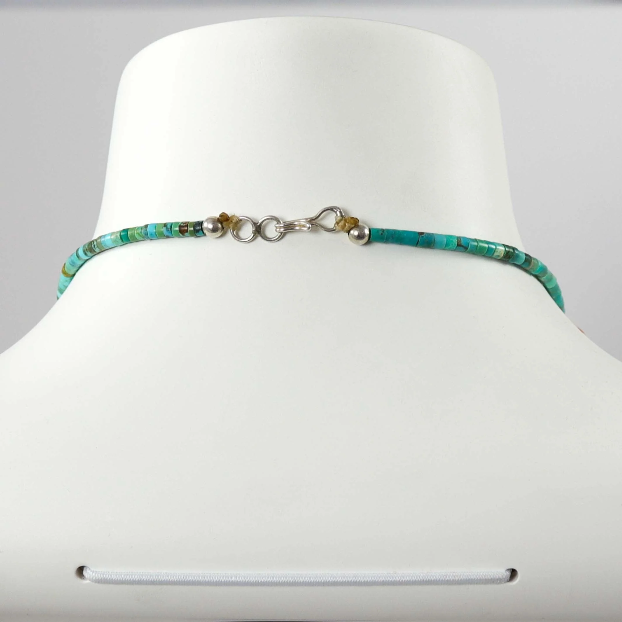 Spiny Oyster Shell and Turquoise Necklace - Image 5