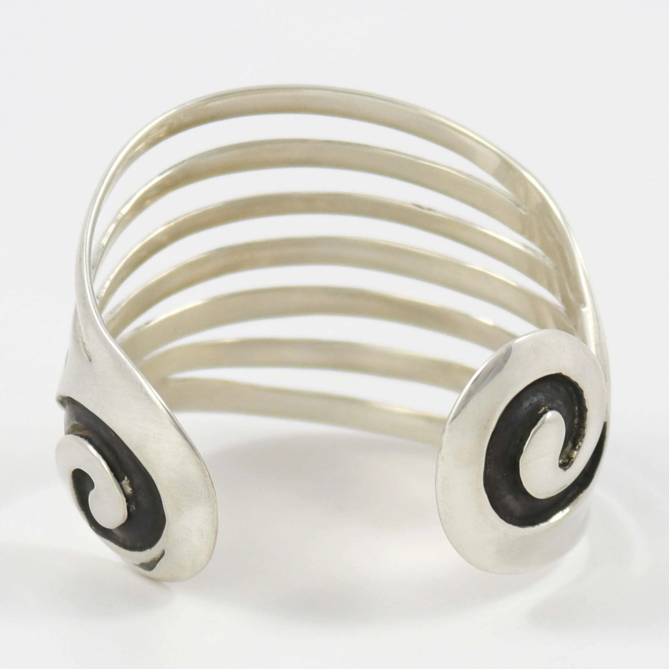 Split Silver Cuff - Image 4