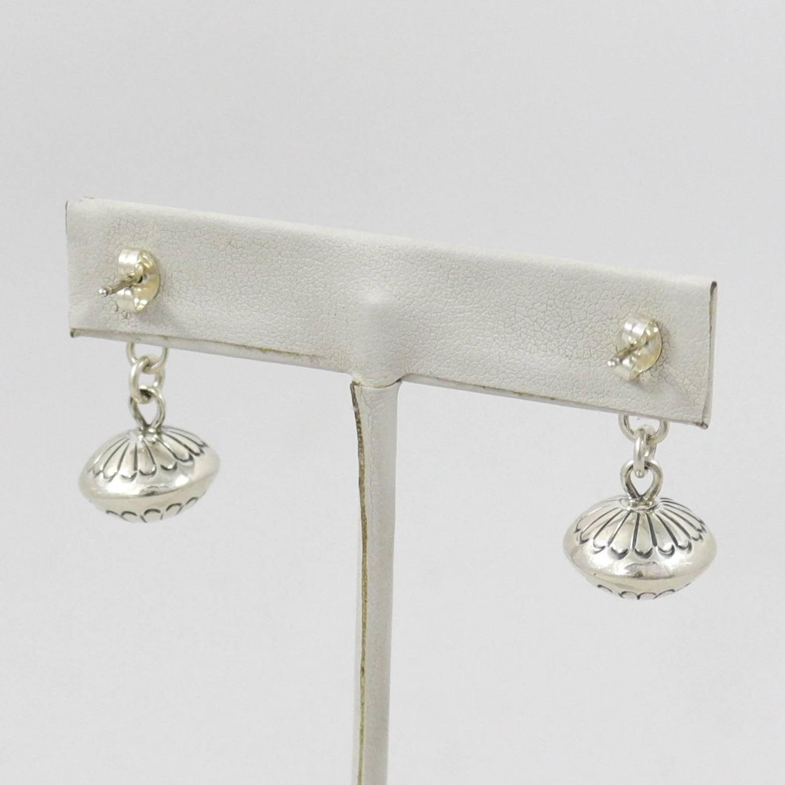 Stamped Bead Earrings - Image 2