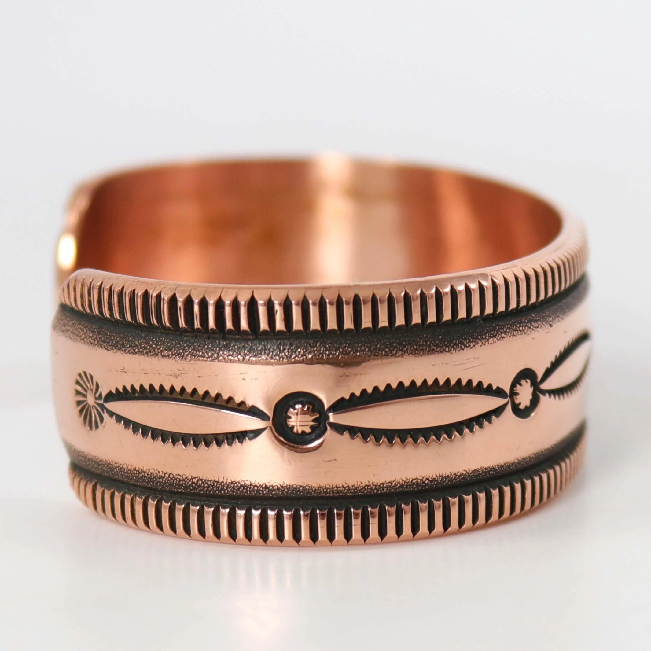 Stamped Copper Cuff - Image 3