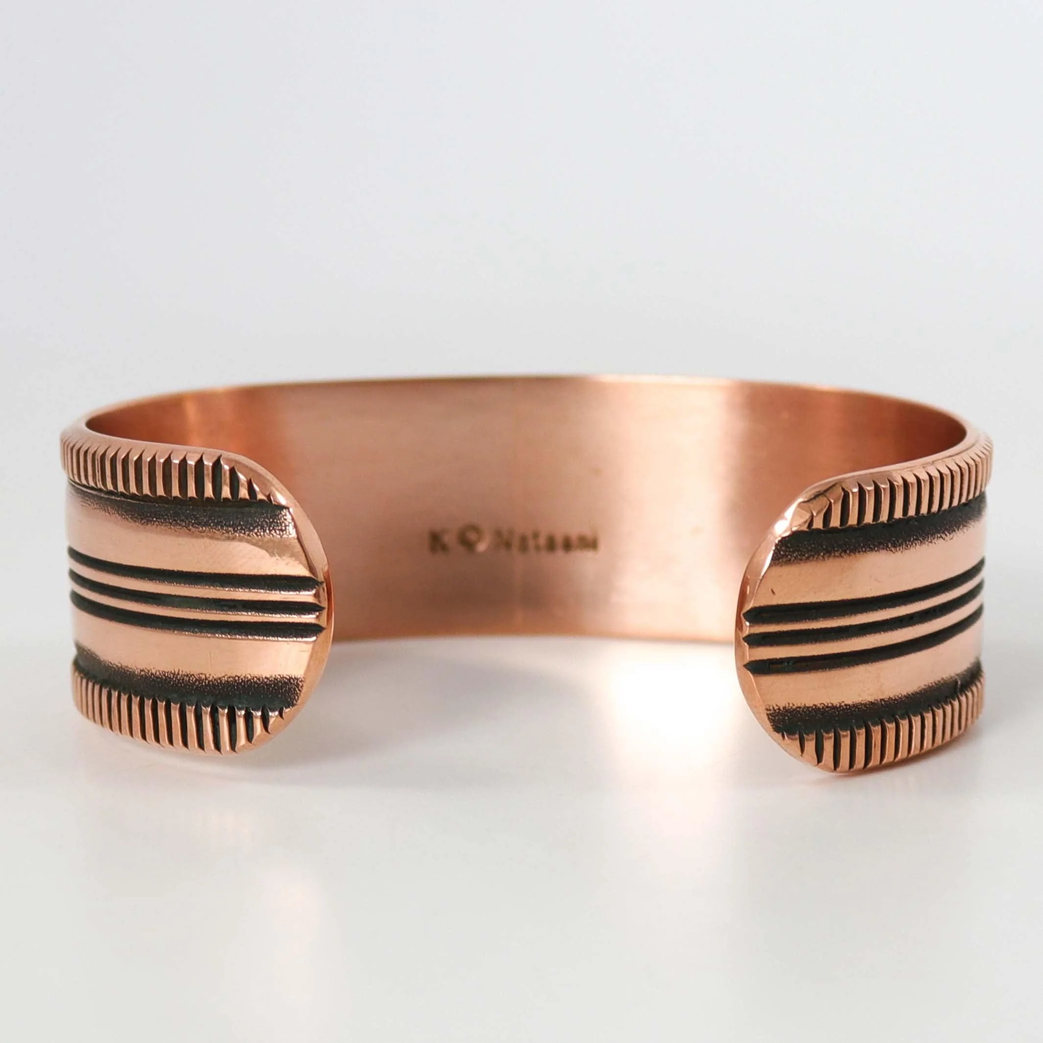Stamped Copper Cuff - Image 4