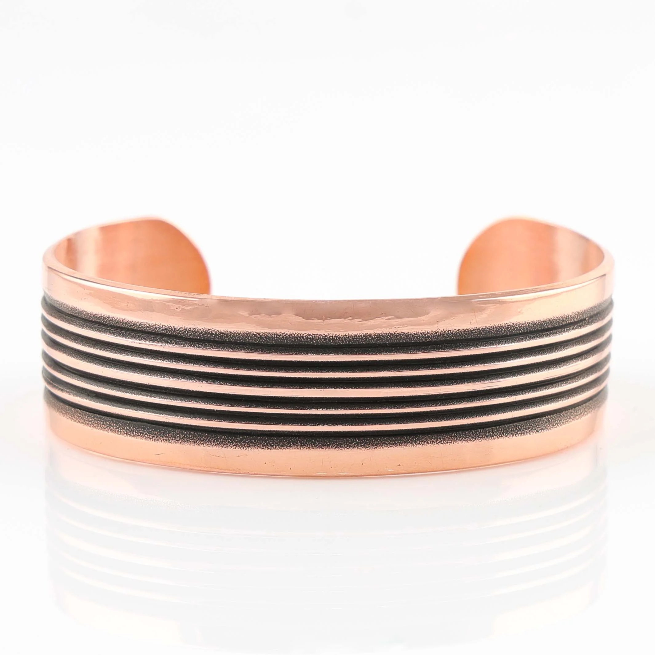 Stamped Copper Cuff