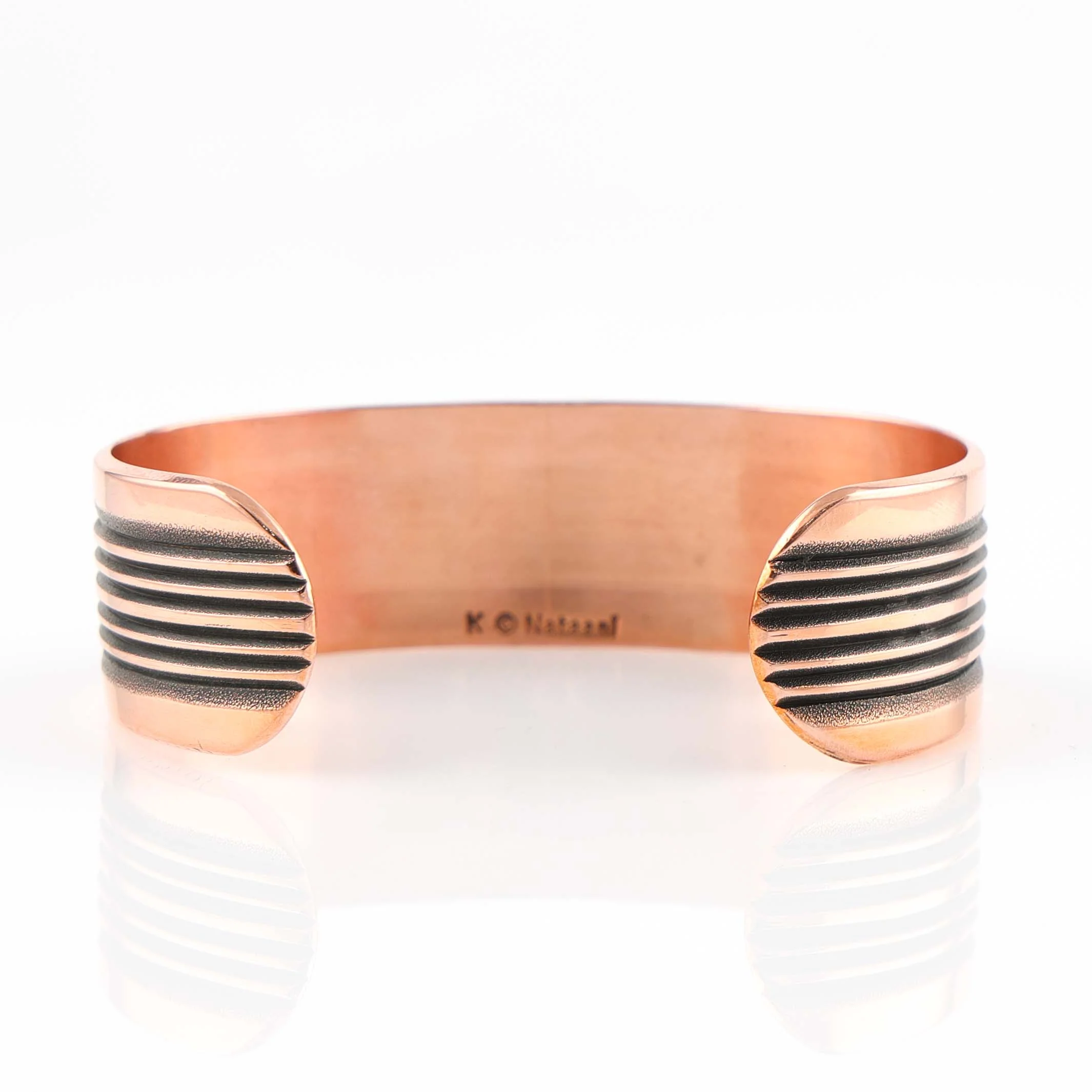 Stamped Copper Cuff - Image 4