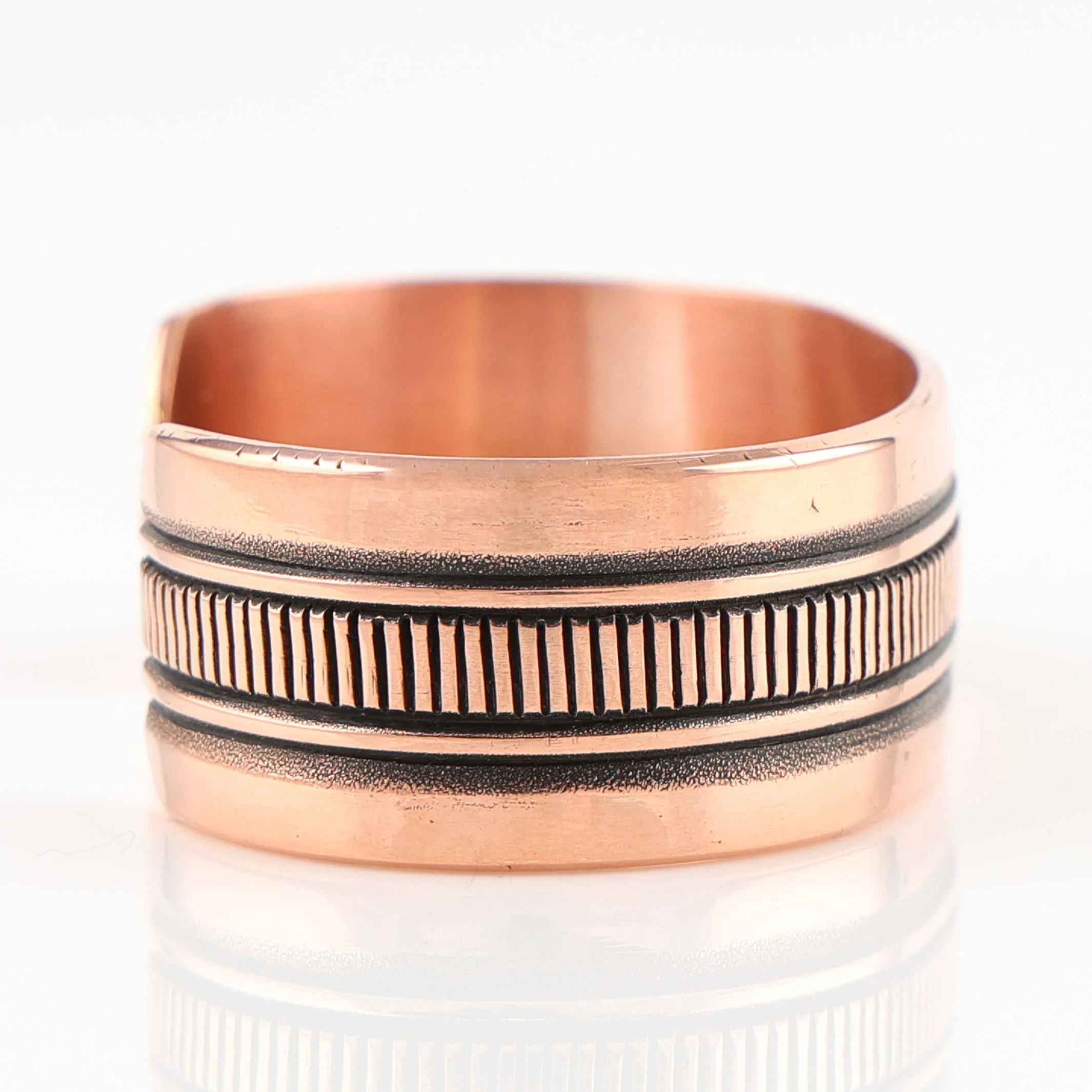 Stamped Copper Cuff - Image 3