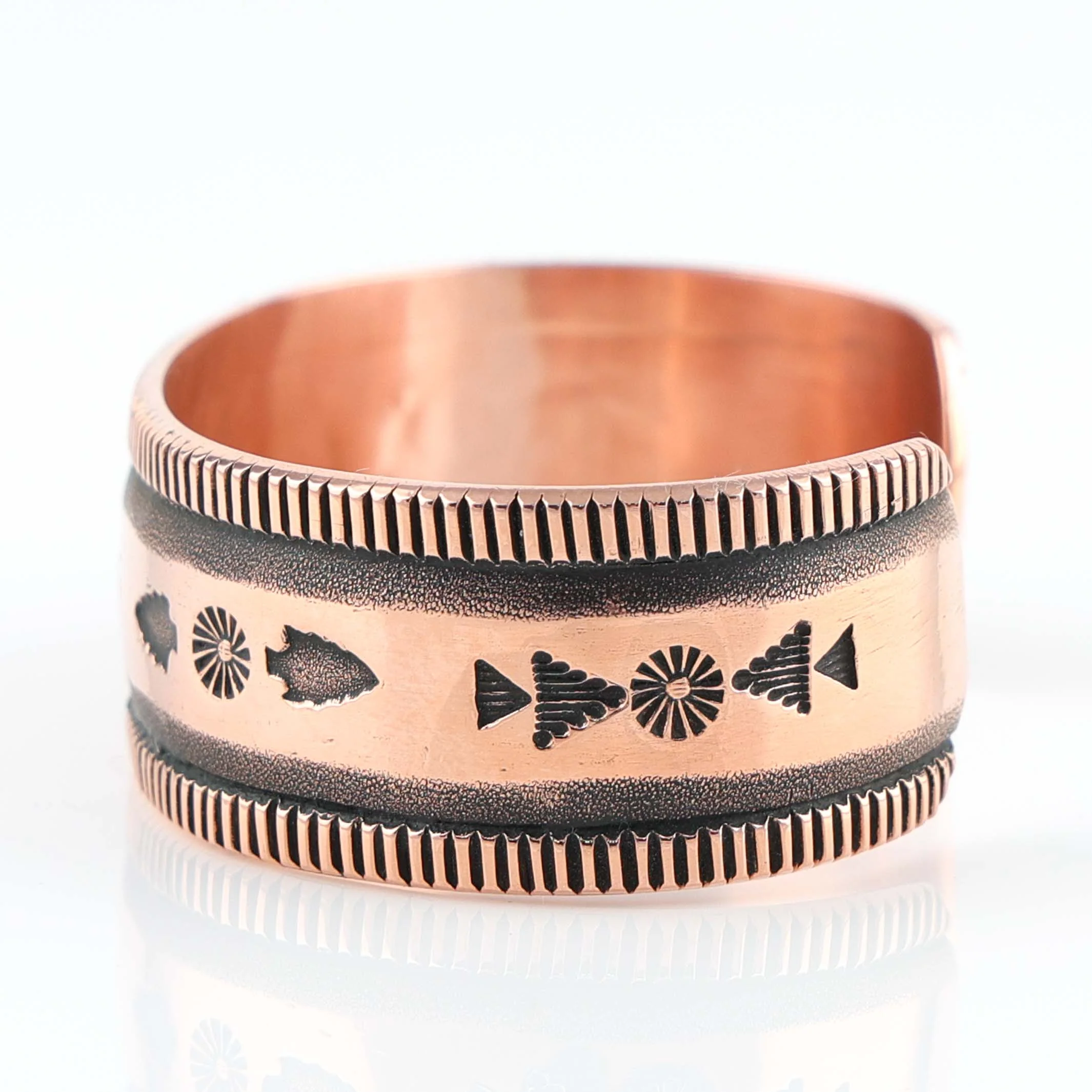 Stamped Copper Cuff - Image 2