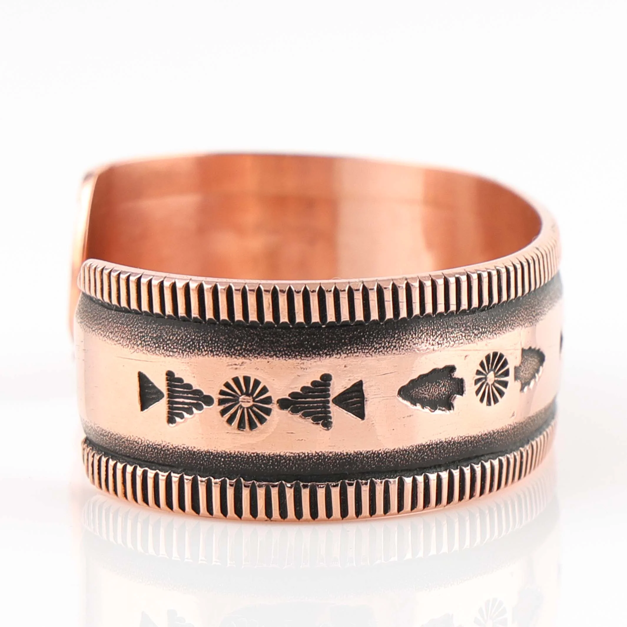 Stamped Copper Cuff - Image 3