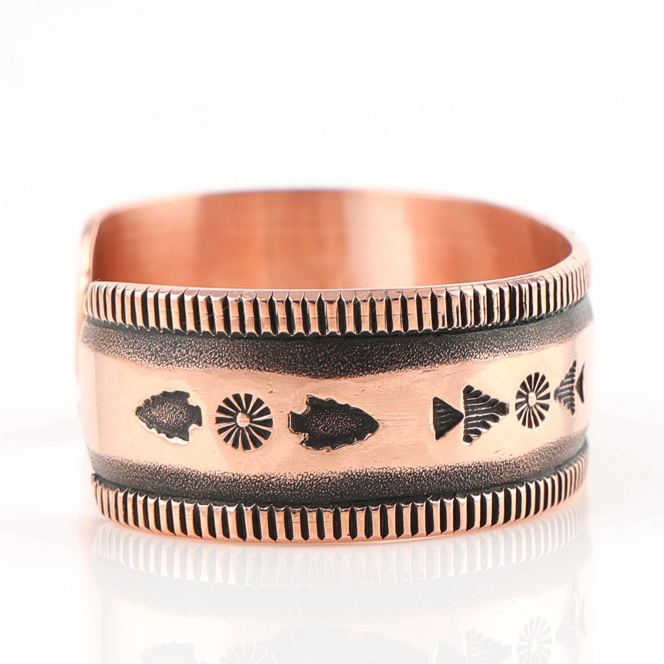 Stamped Copper Cuff - Image 3