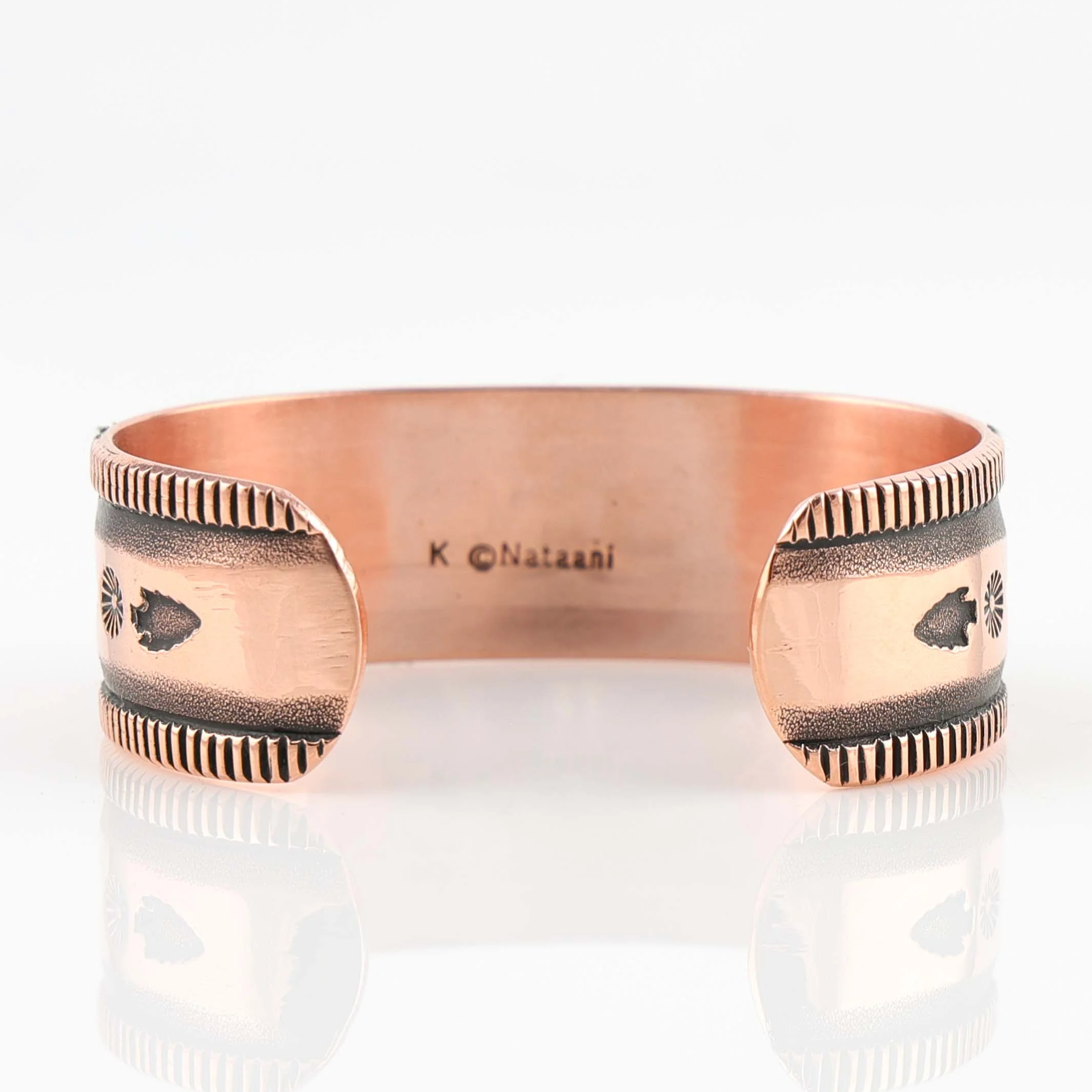 Stamped Copper Cuff - Image 4