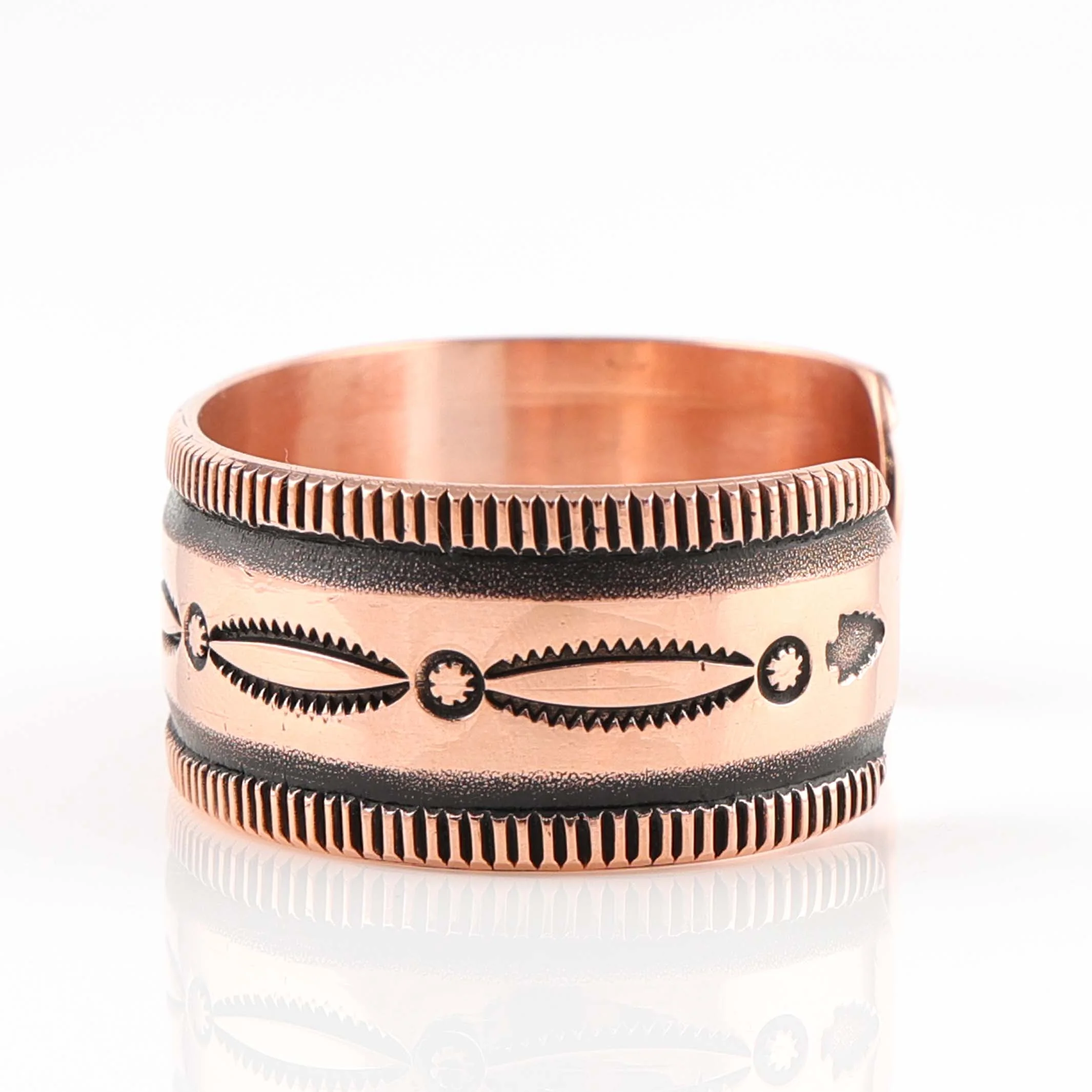 Stamped Copper Cuff - Image 2