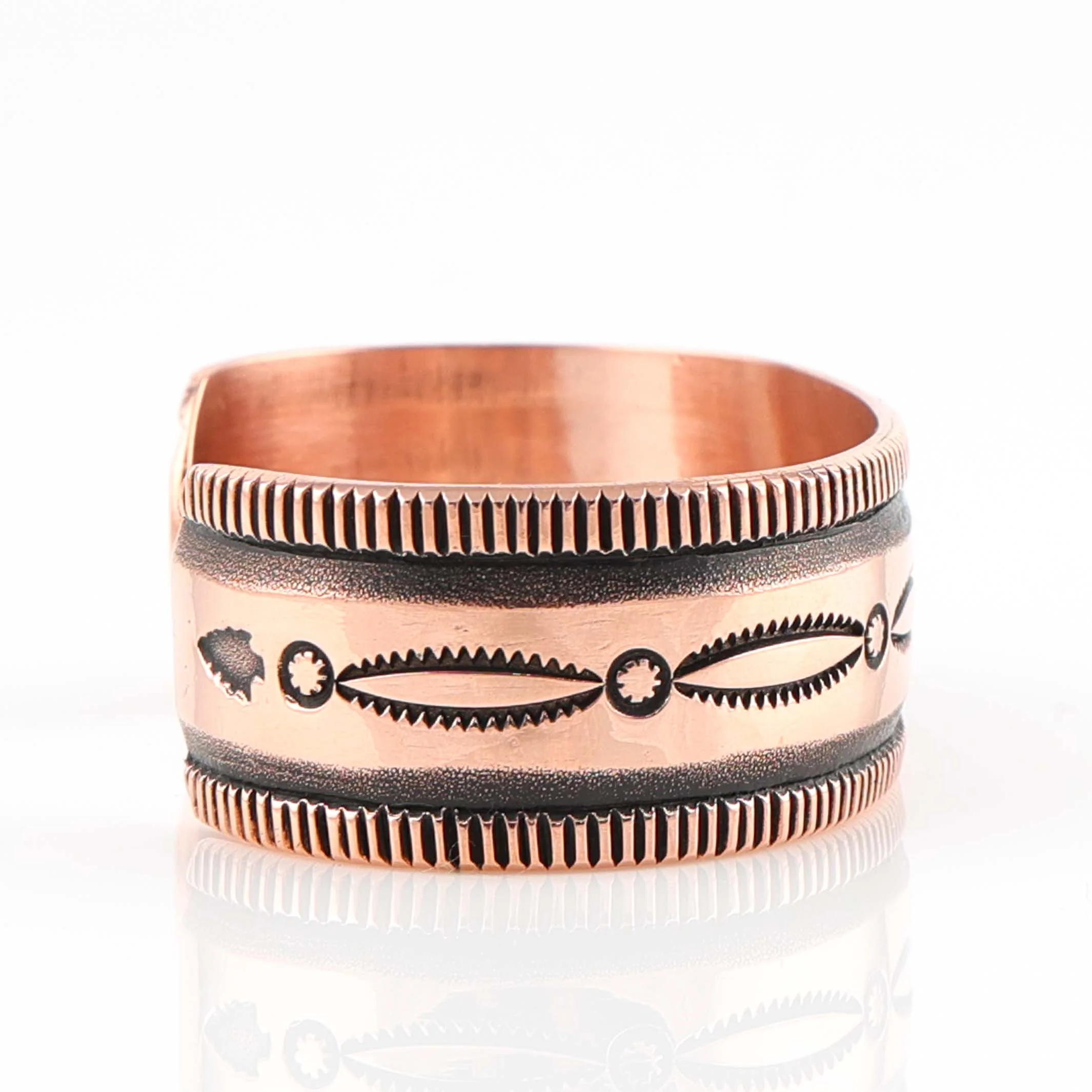 Stamped Copper Cuff - Image 3