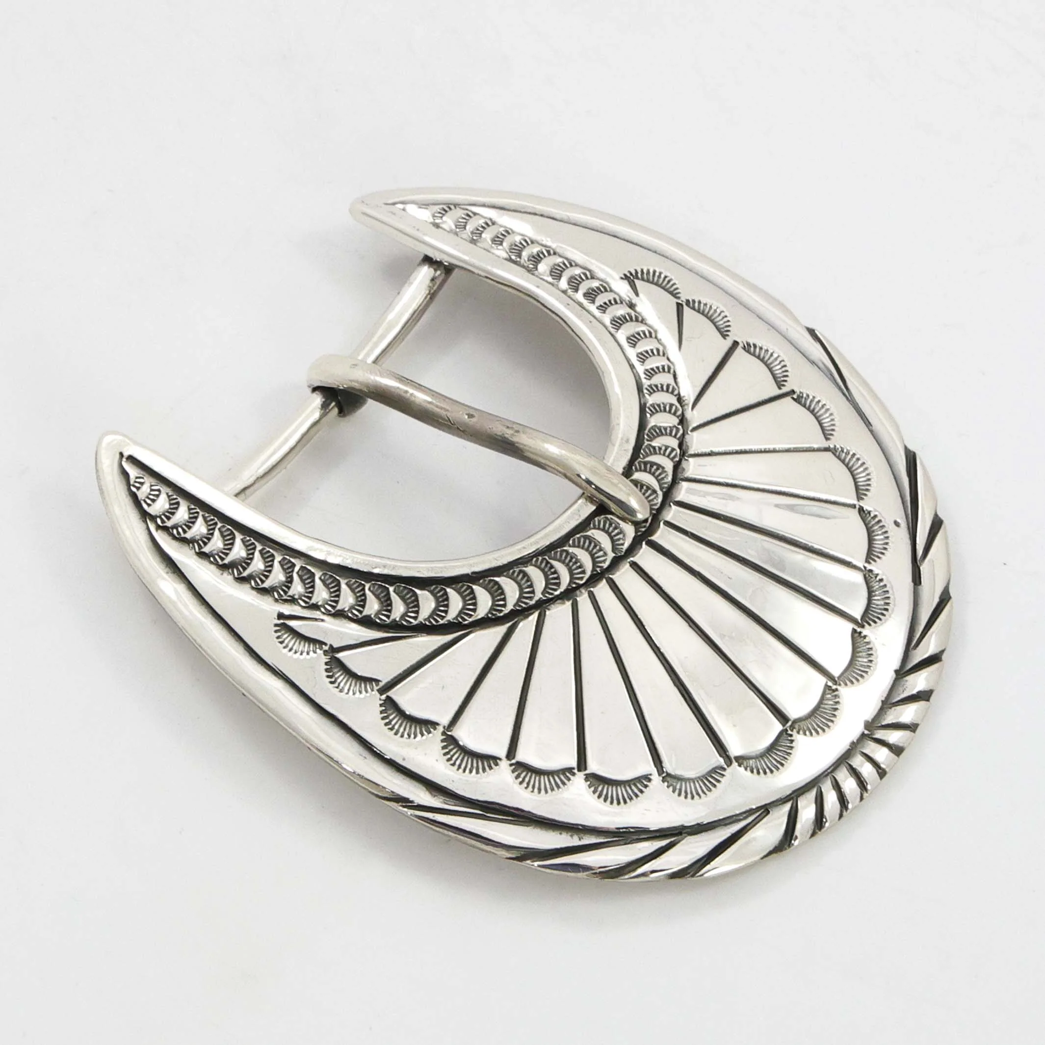 Stamped Silver Buckle - Image 3