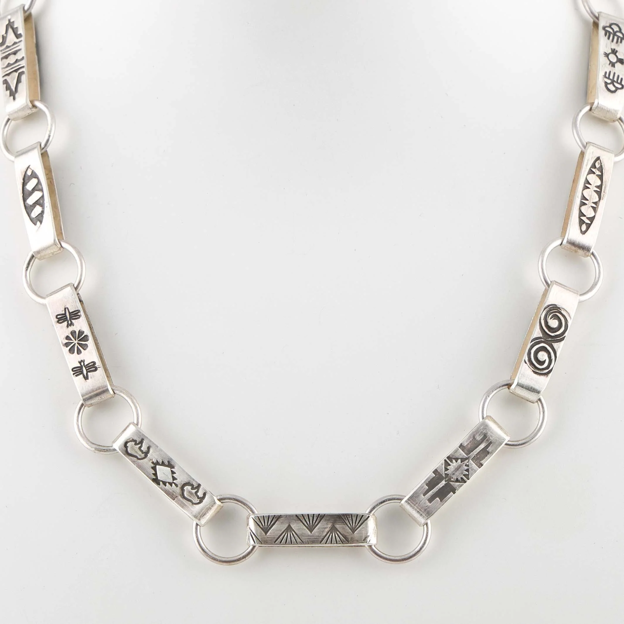 Stamped Silver Chain - Image 2