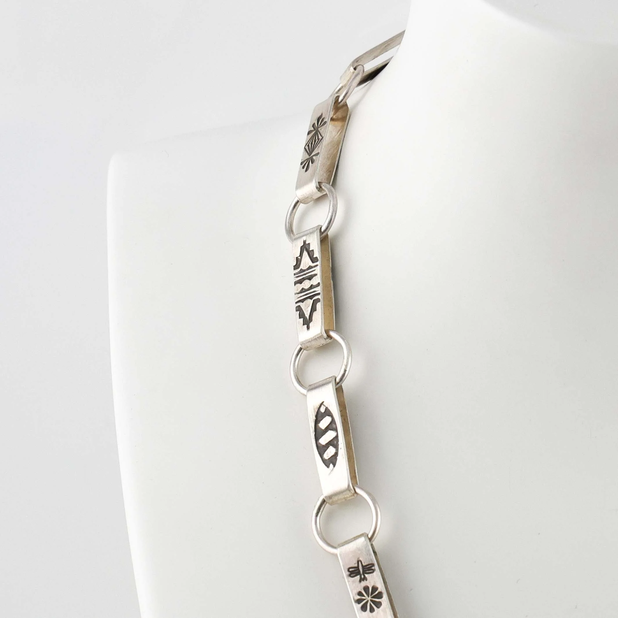 Stamped Silver Chain - Image 3