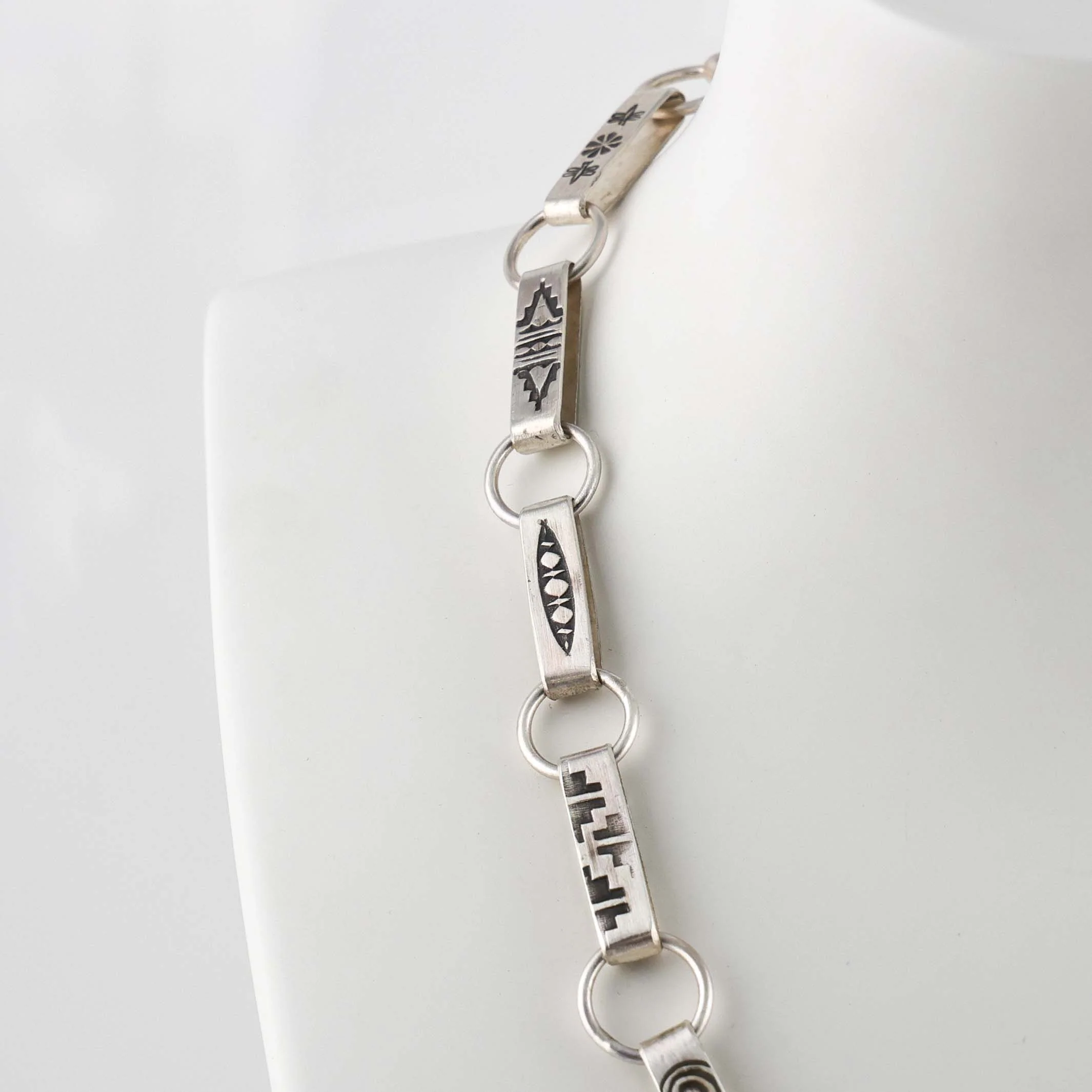 Stamped Silver Chain - Image 3