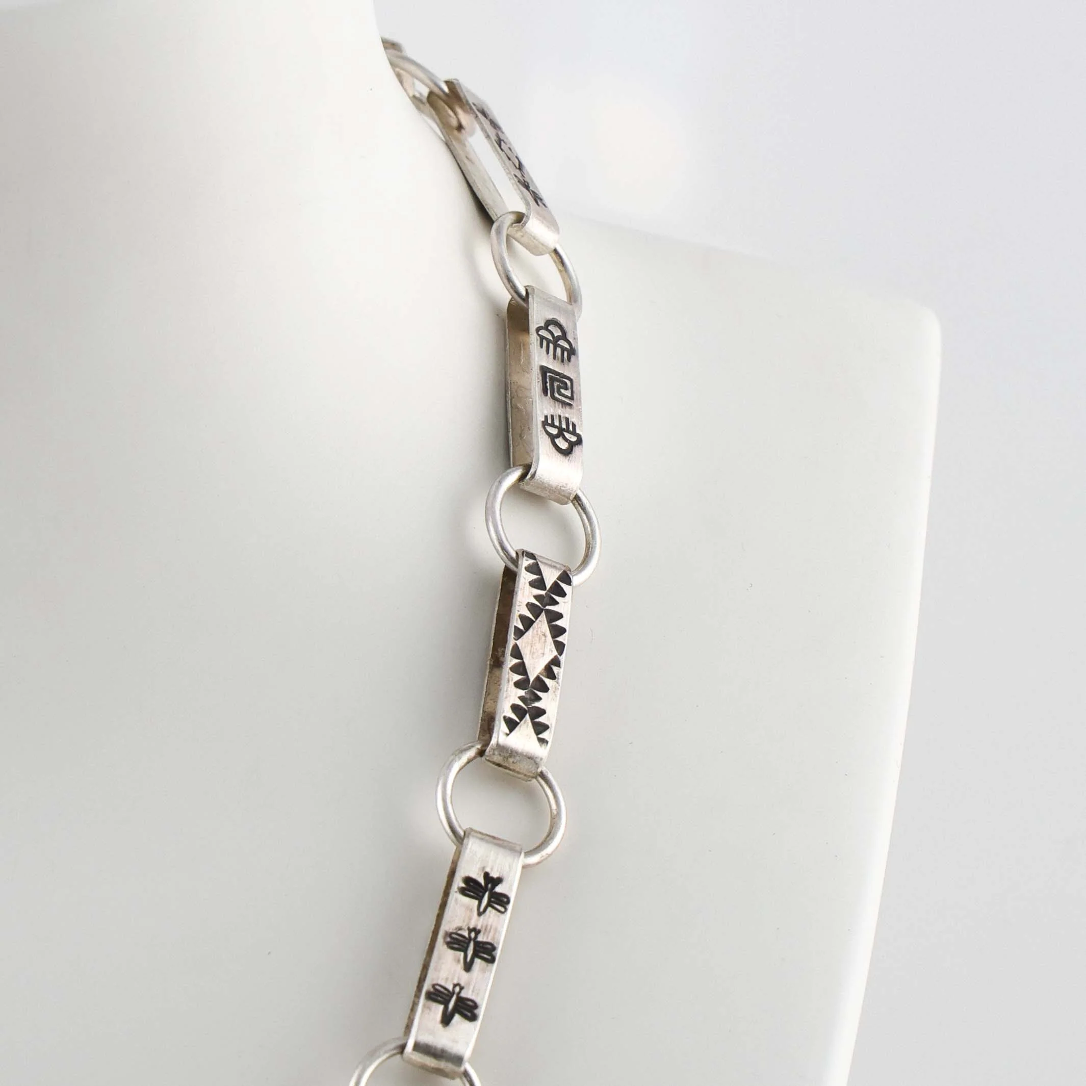 Stamped Silver Chain - Image 4