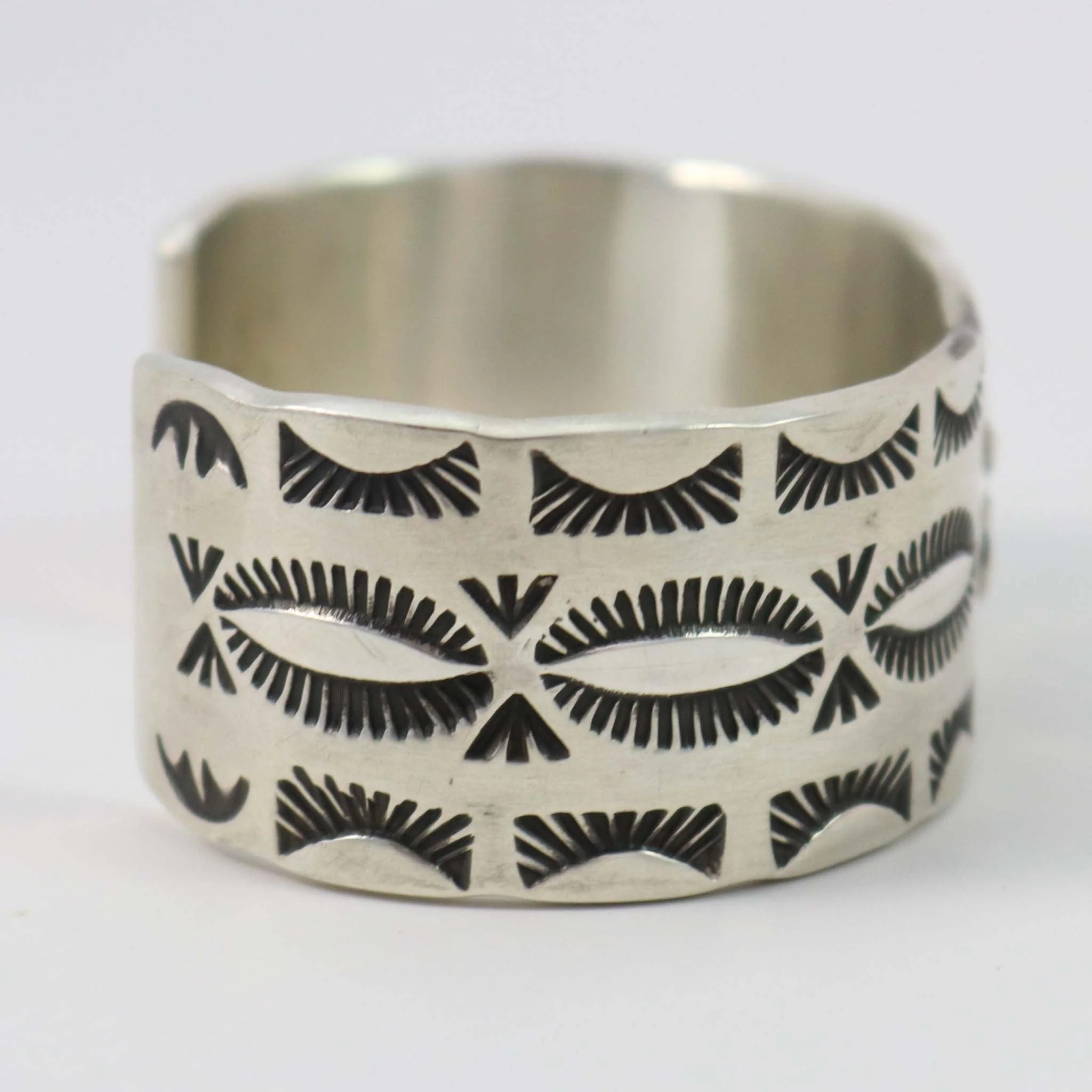 Stamped Silver Cuff - Image 3