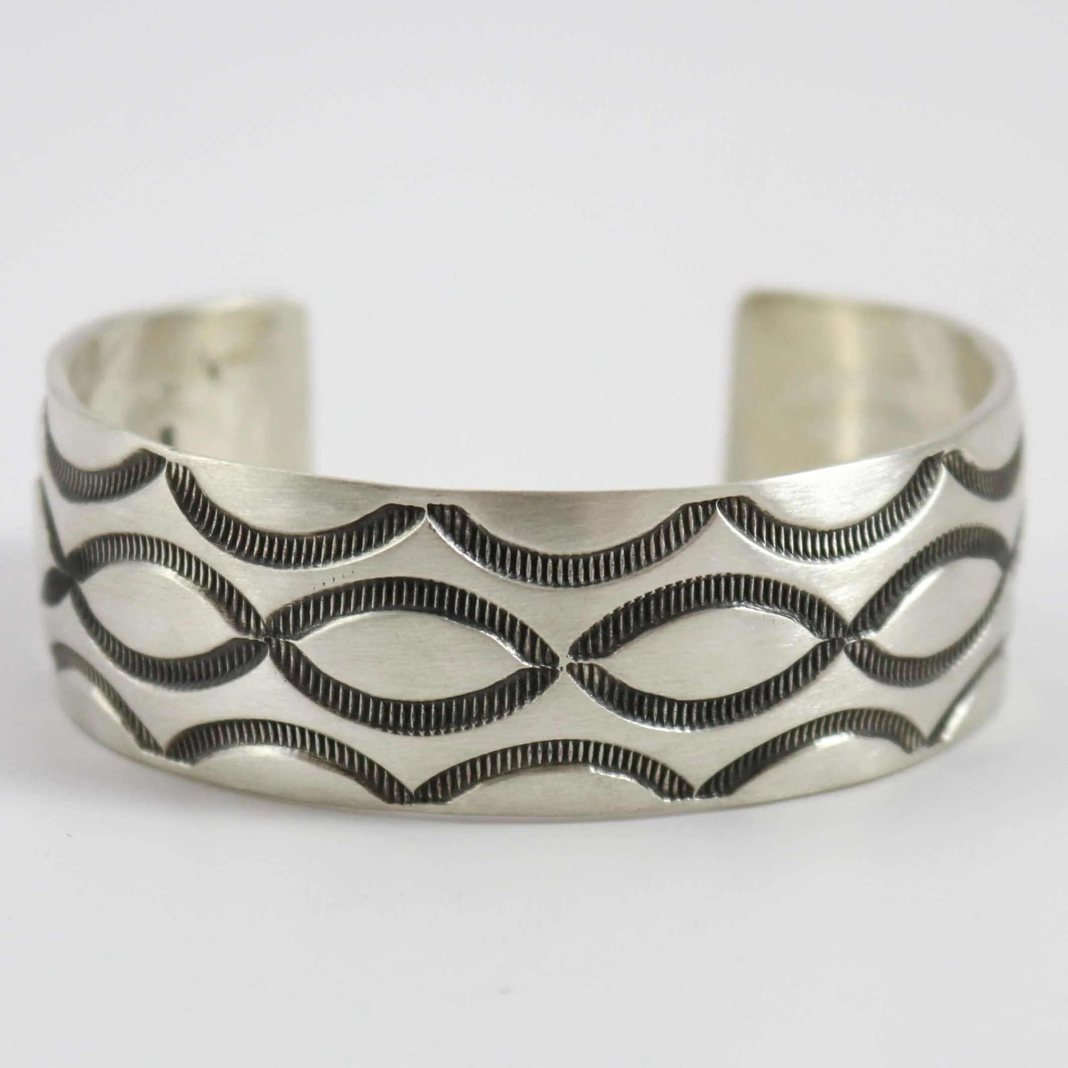 Stamped Silver Cuff - Image 2