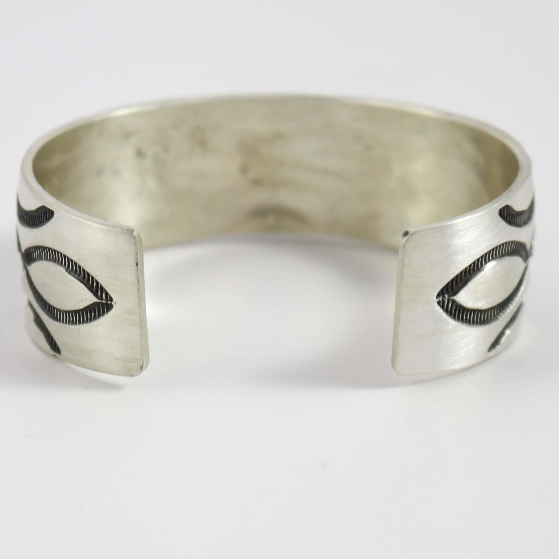 Stamped Silver Cuff - Image 4