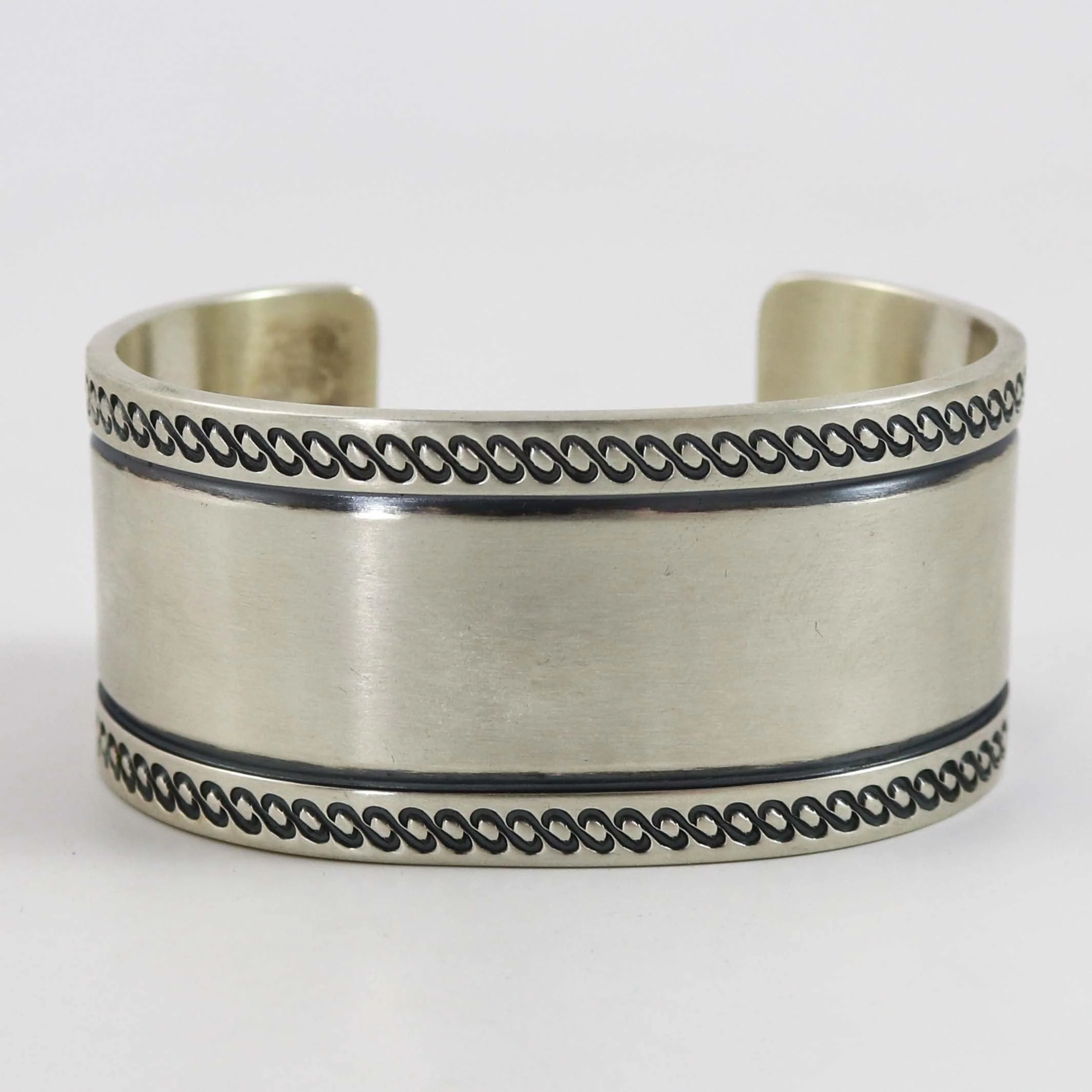 Stamped Silver Cuff - Image 2