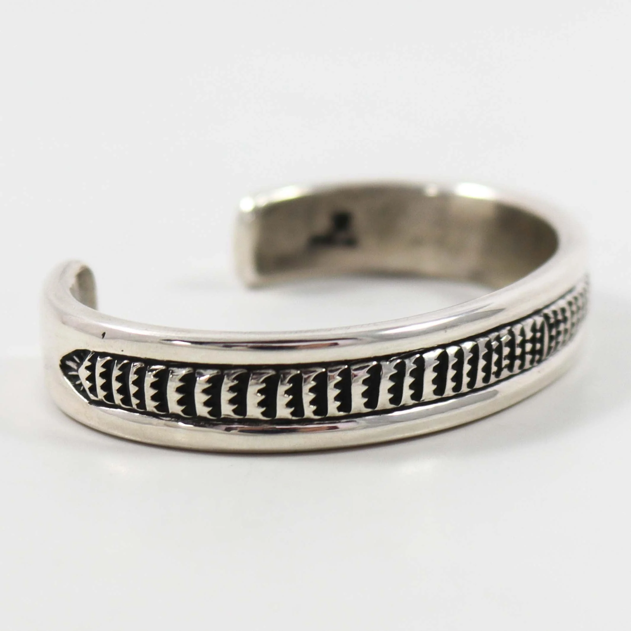 Stamped Silver Cuff - Image 3