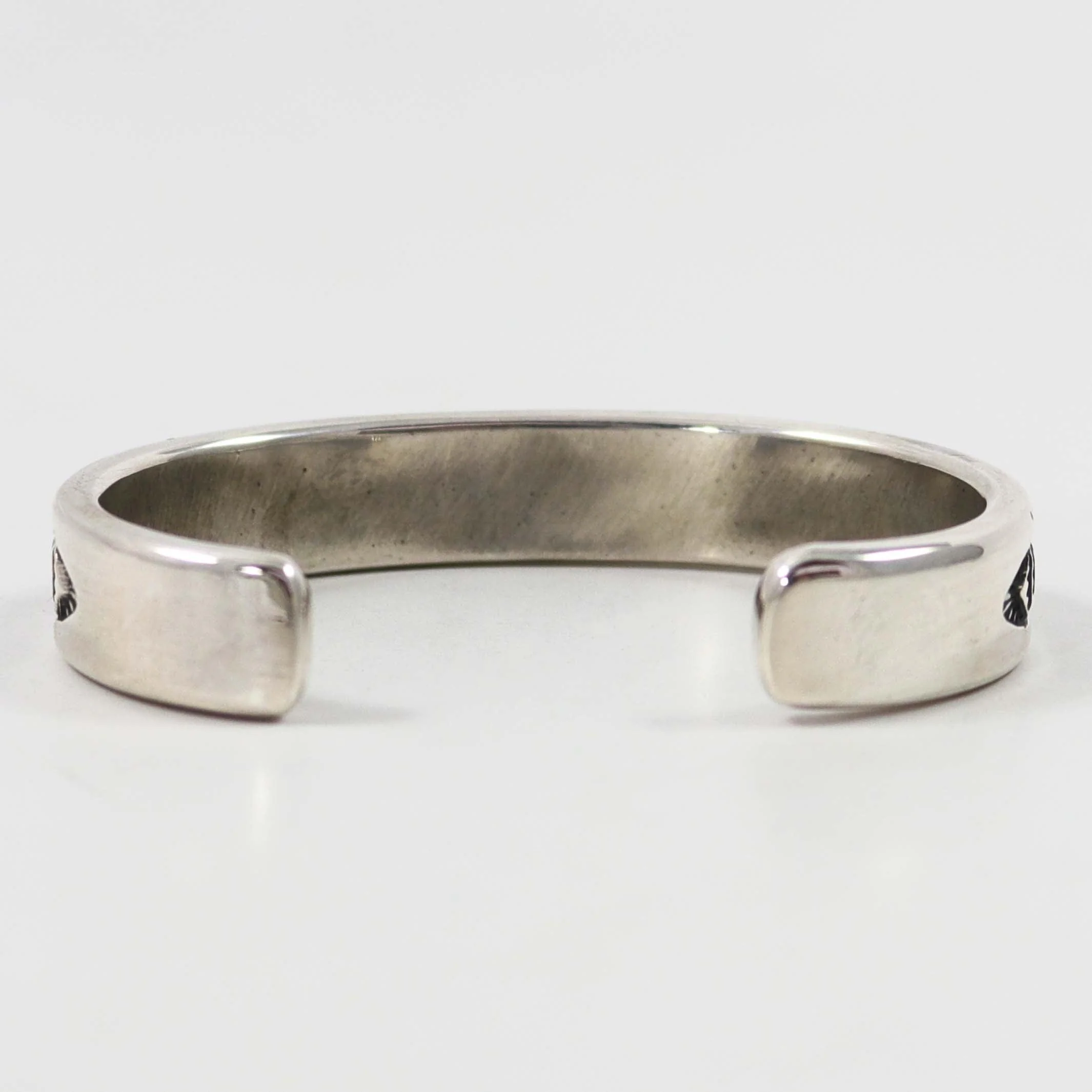 Stamped Silver Cuff - Image 4