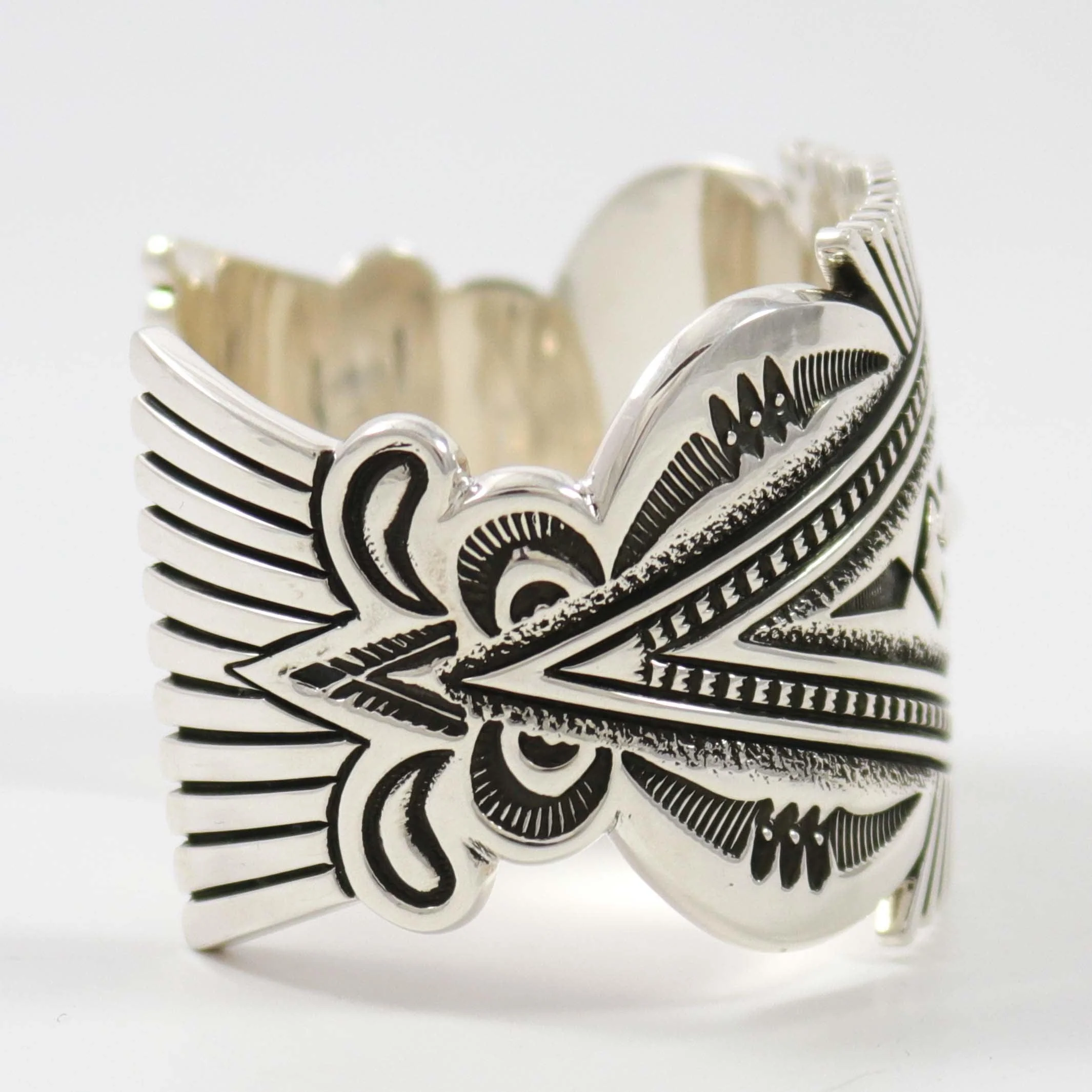 Stamped Silver Cuff - Image 5