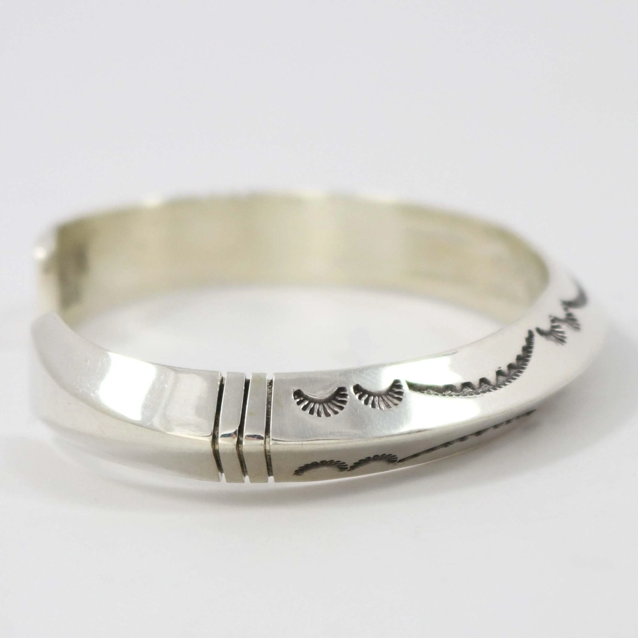 Stamped Silver Cuff - Image 3
