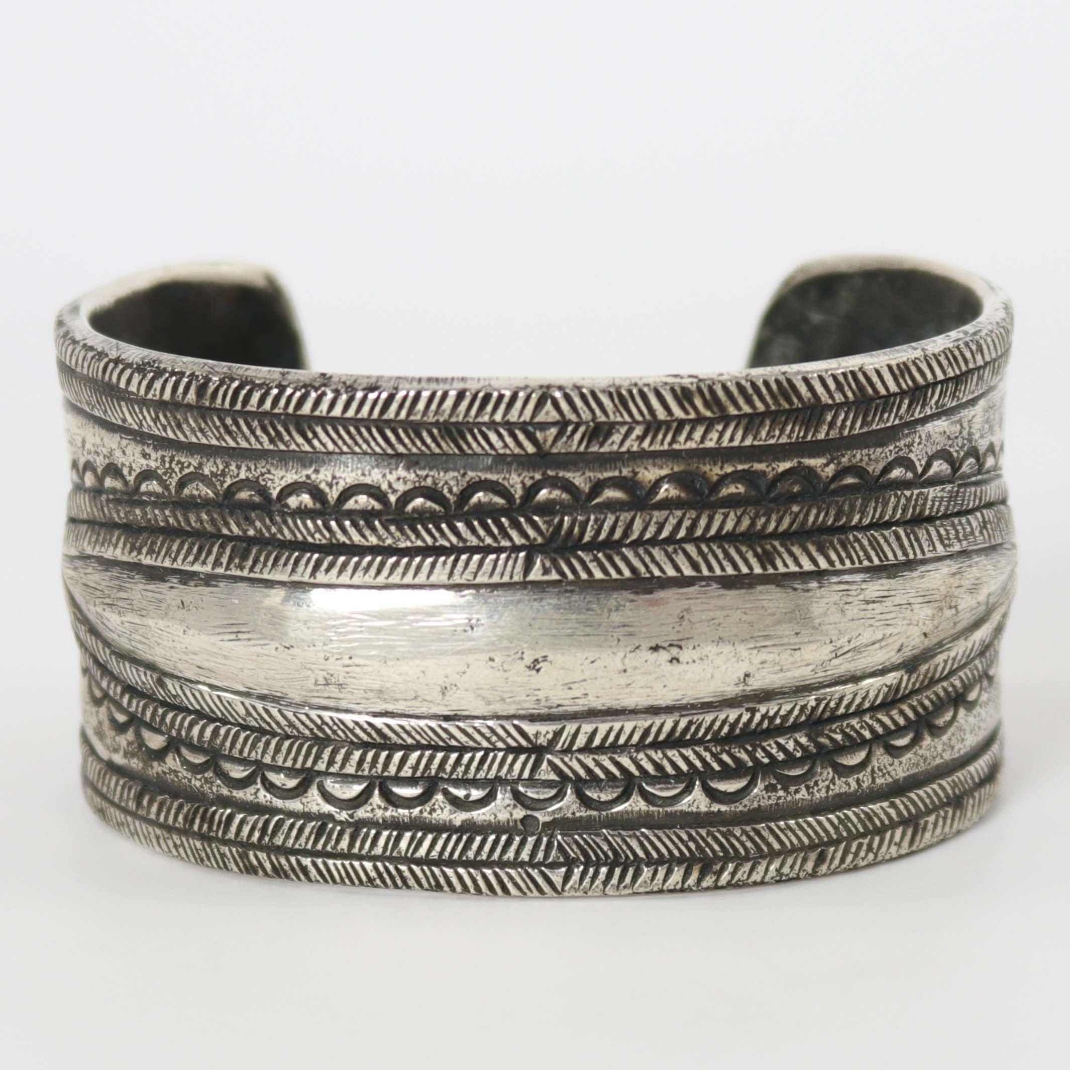 Stamped Silver Cuff - Image 2