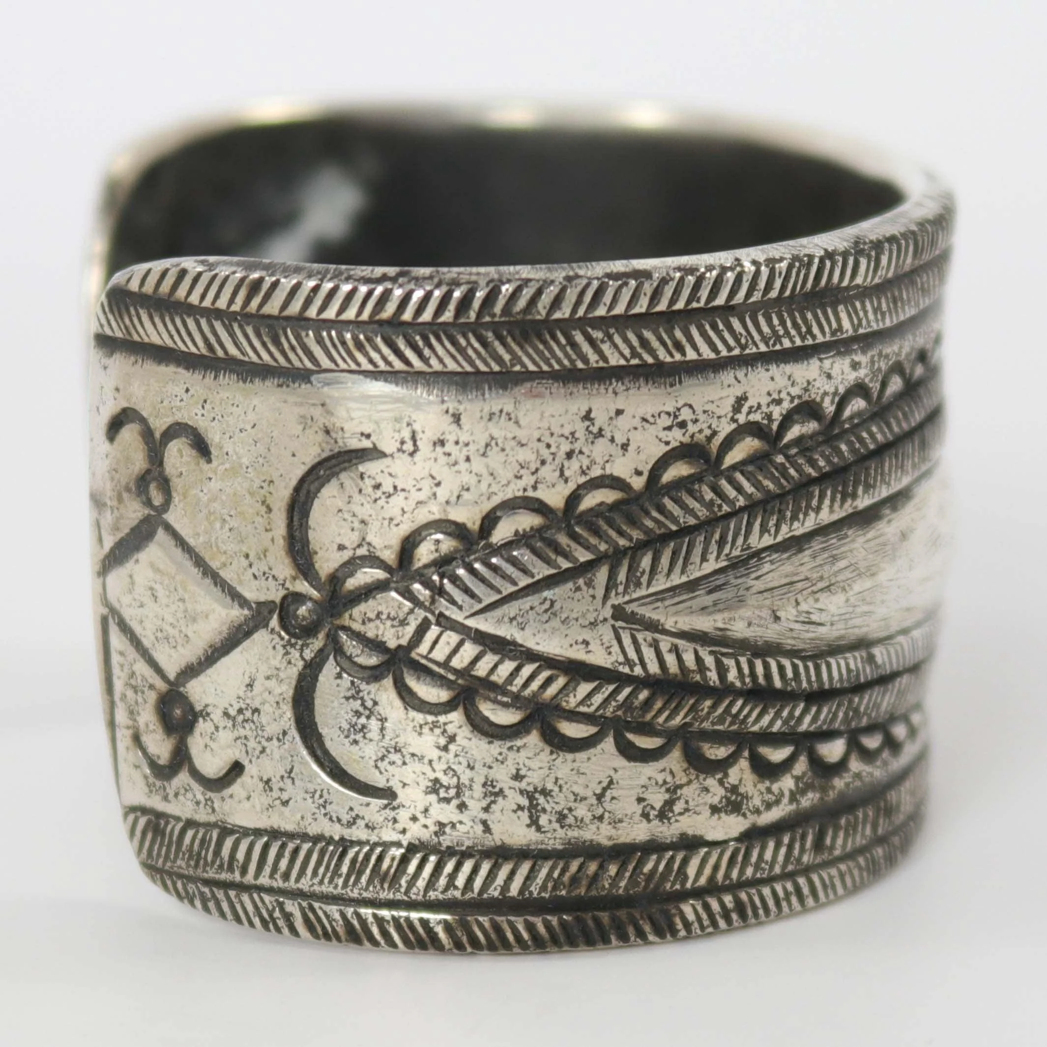 Stamped Silver Cuff - Image 5
