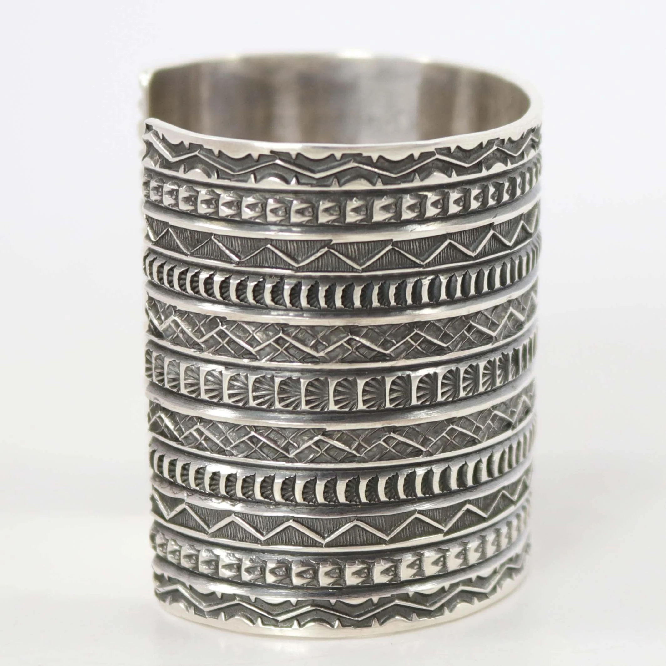 Stamped Silver Cuff - Image 5