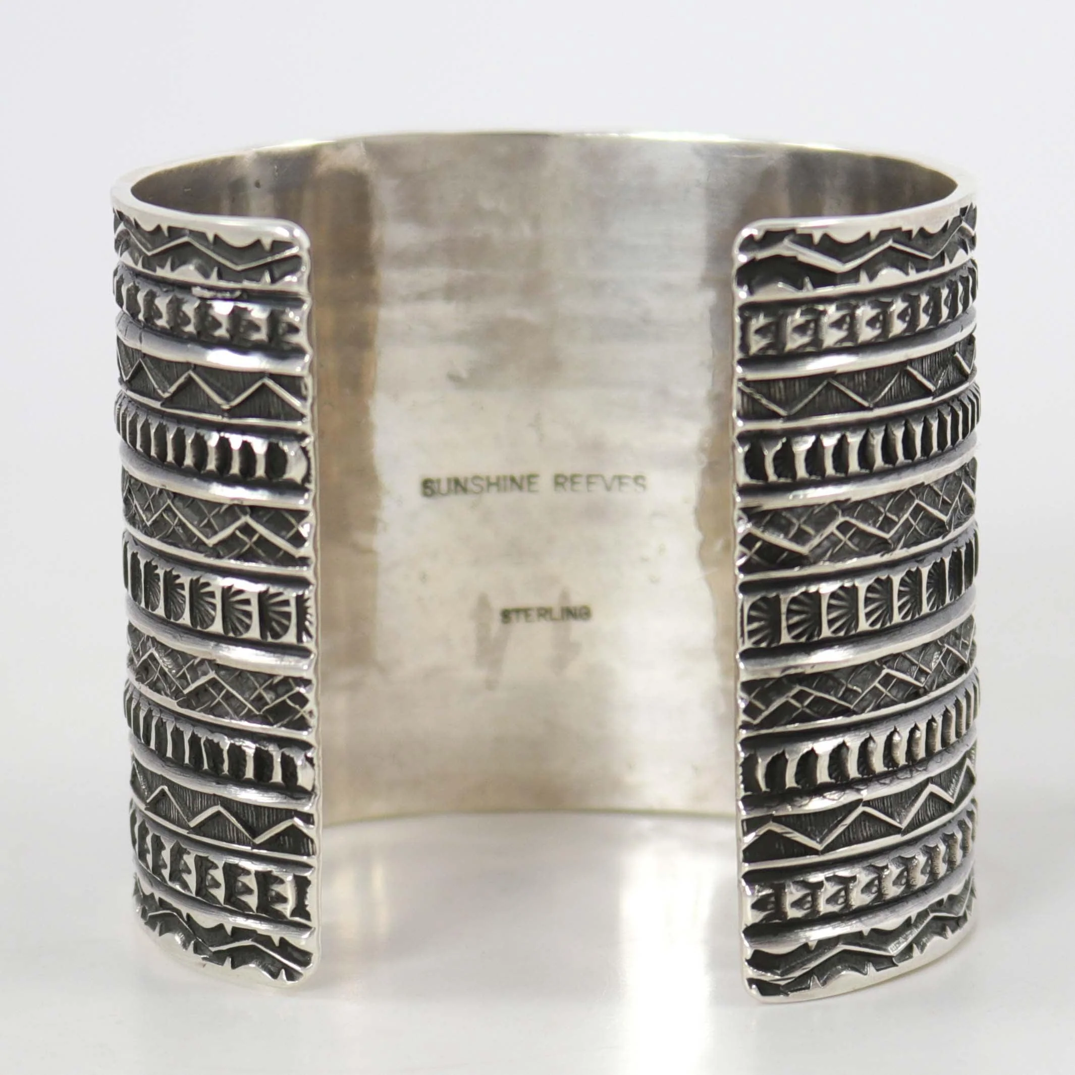 Stamped Silver Cuff - Image 6