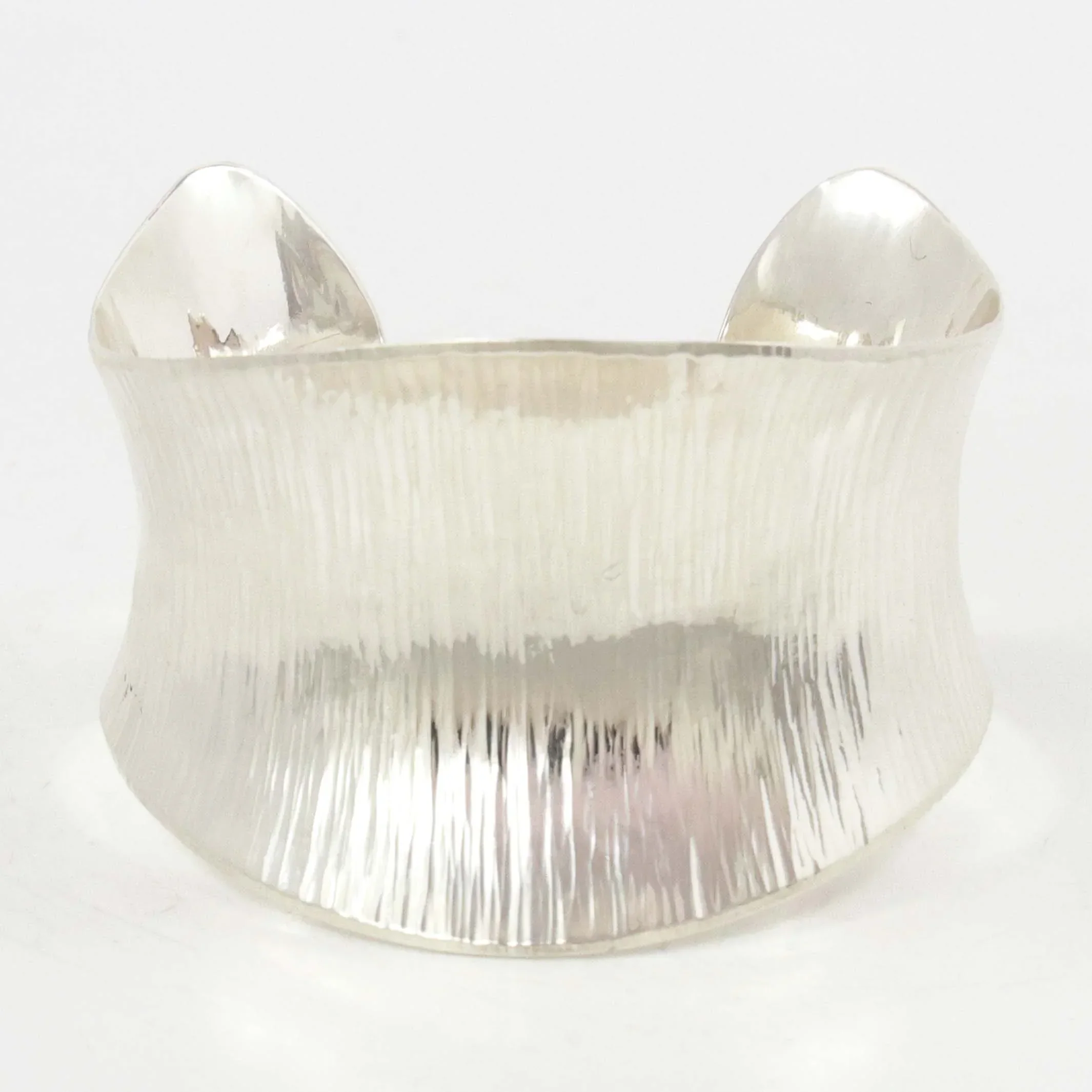 Stamped Silver Cuff