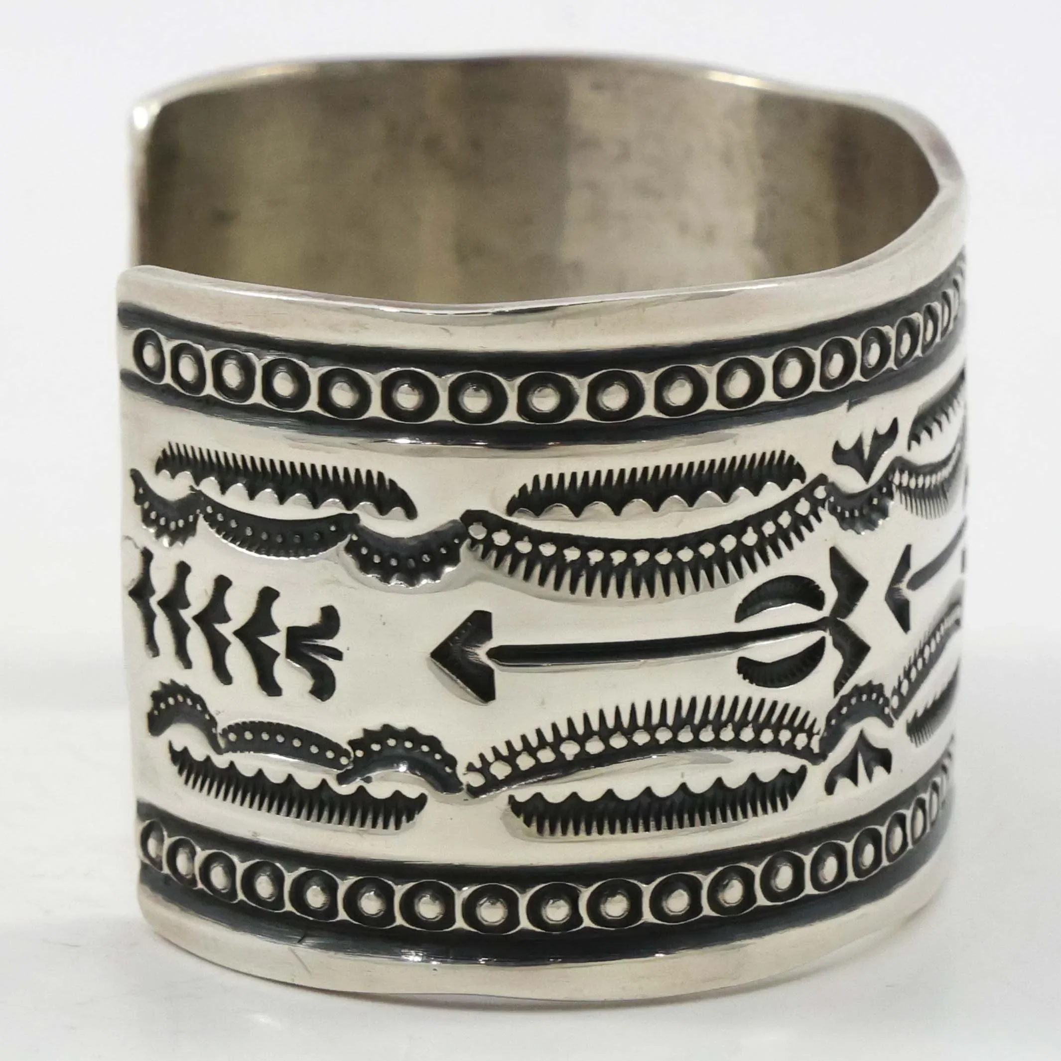 Stamped Silver Cuff - Image 3