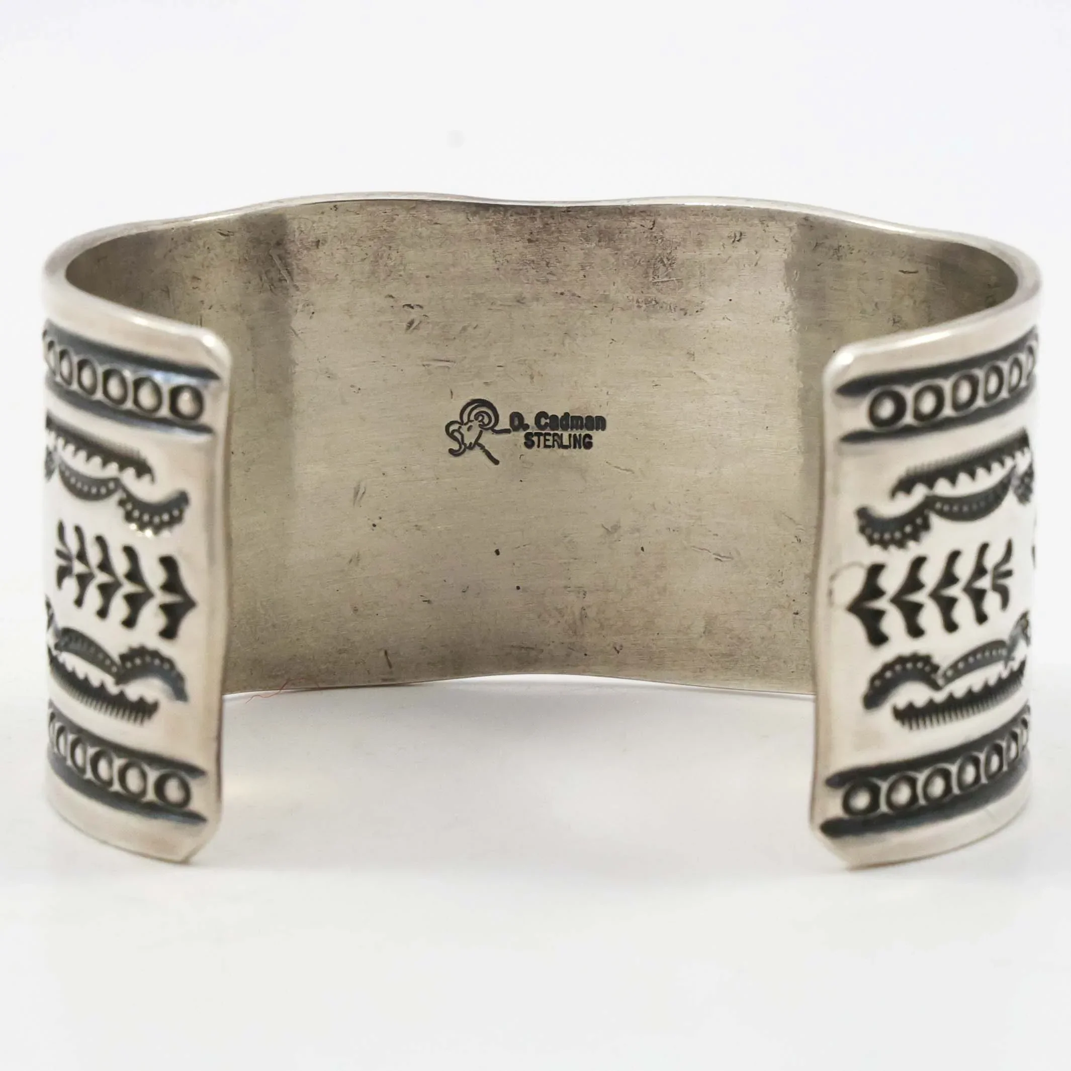 Stamped Silver Cuff - Image 4