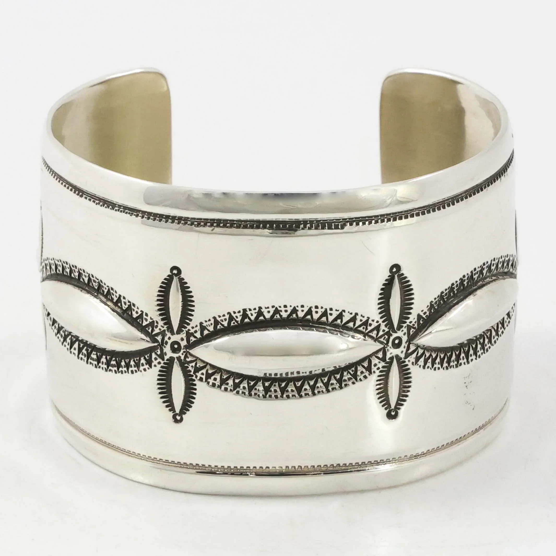 Stamped Silver Cuff - Image 2