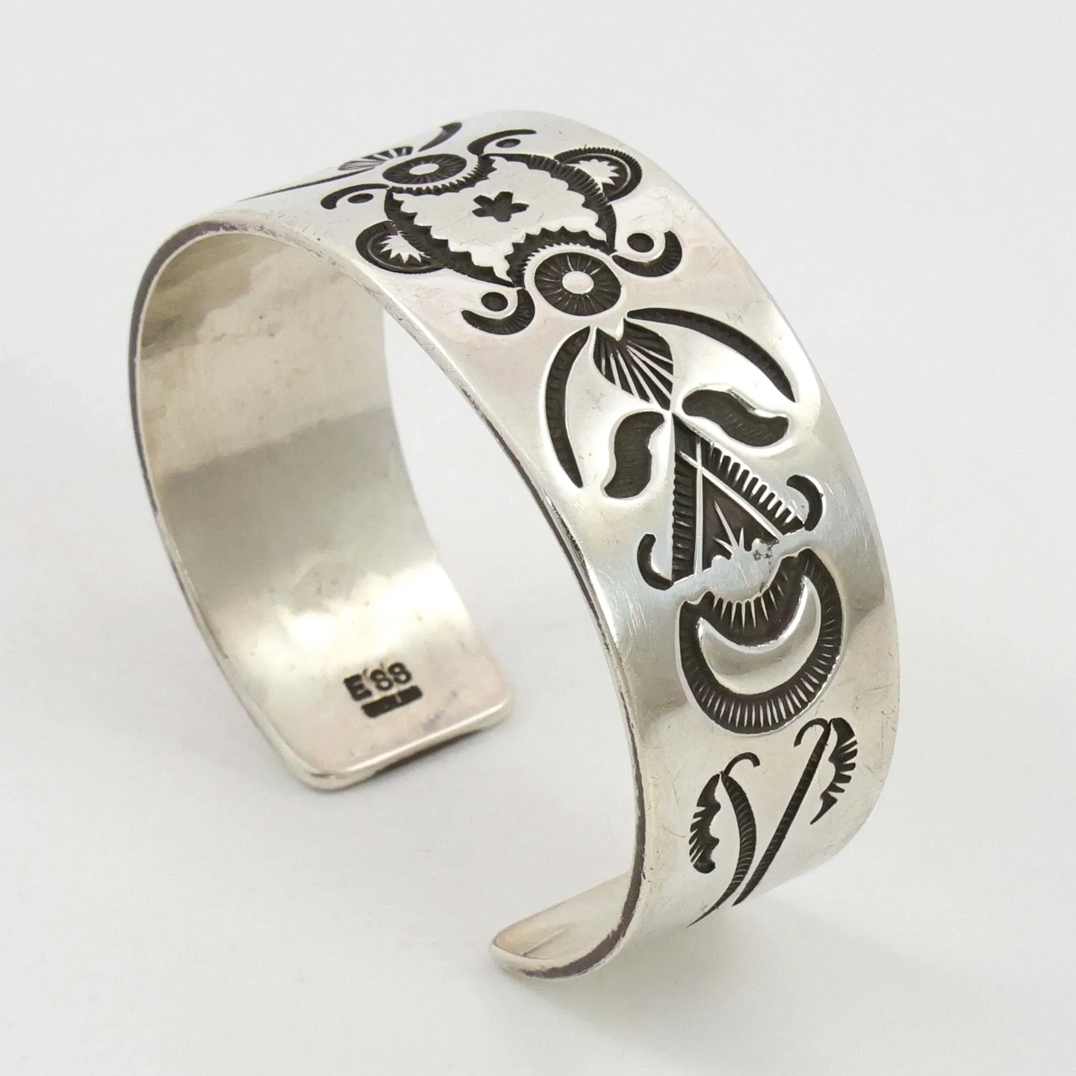 Stamped Silver Cuff - Image 3