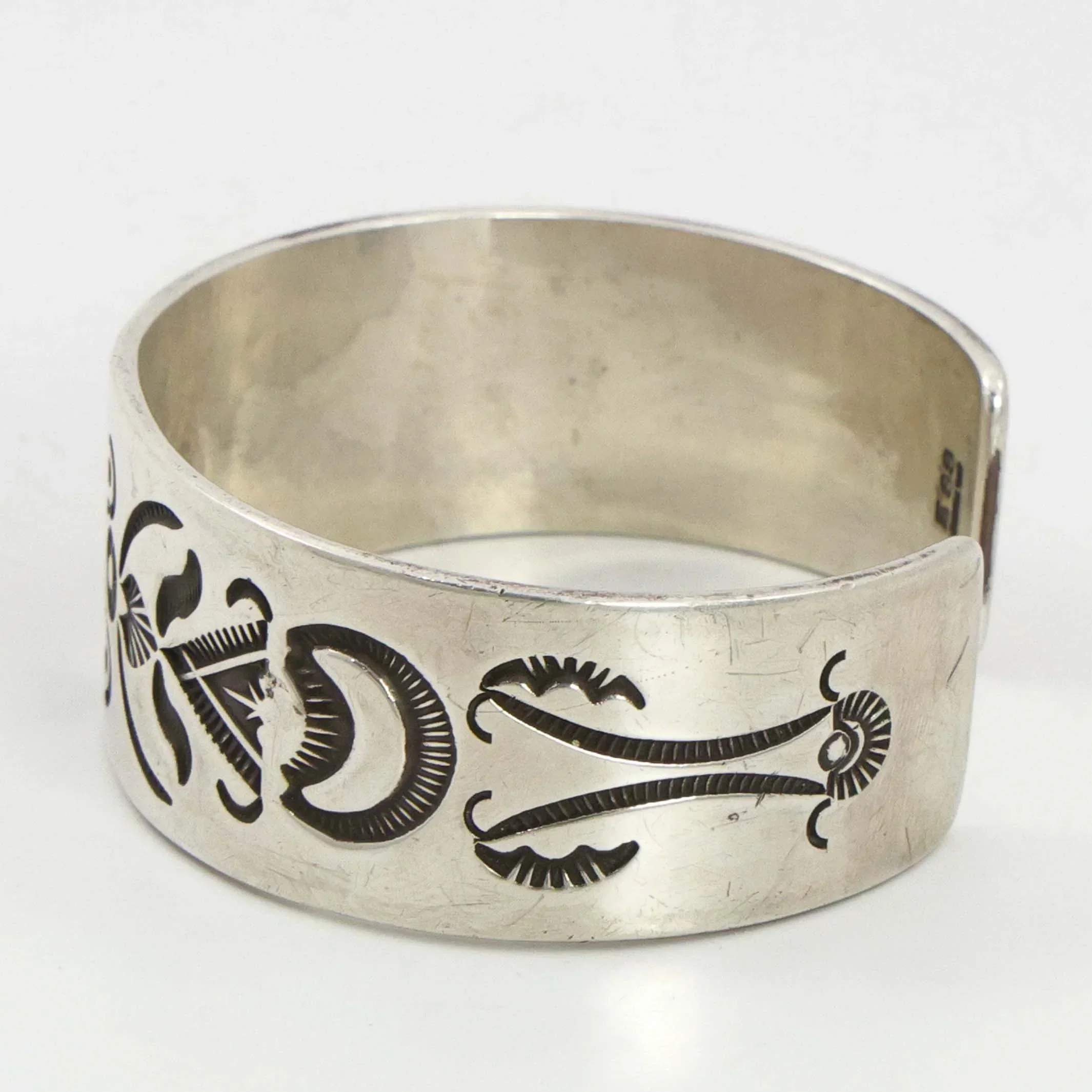Stamped Silver Cuff - Image 4