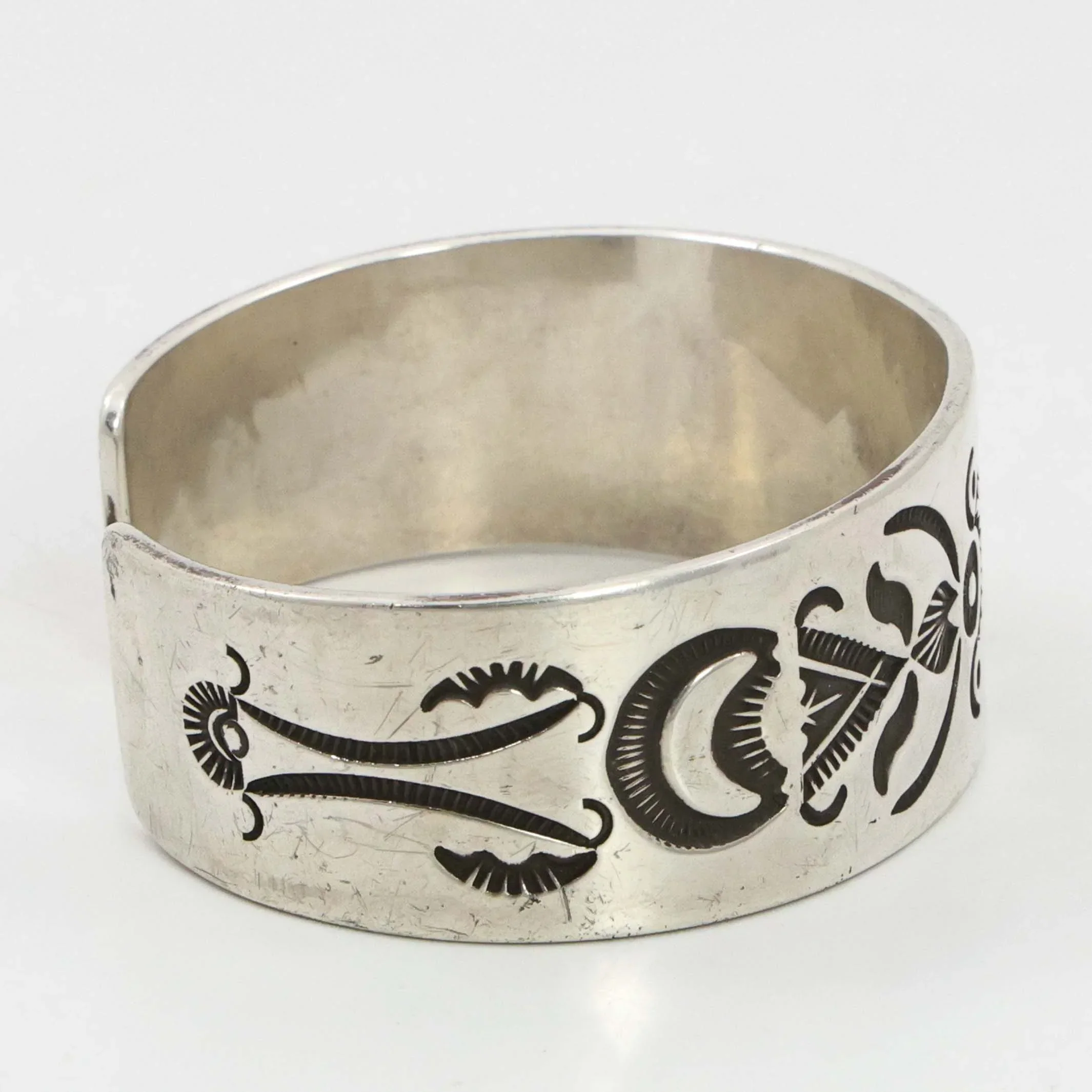 Stamped Silver Cuff - Image 5