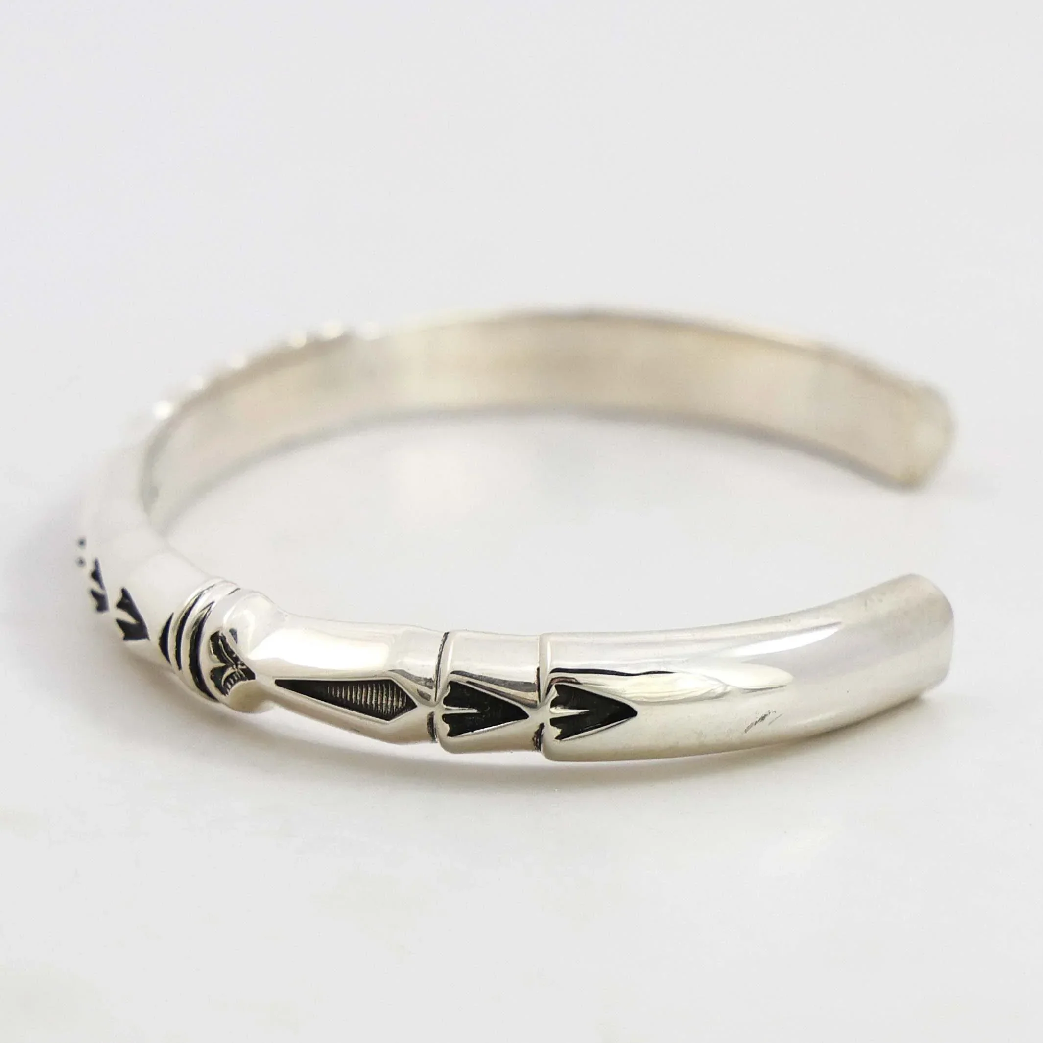 Stamped Silver Cuff - Image 2